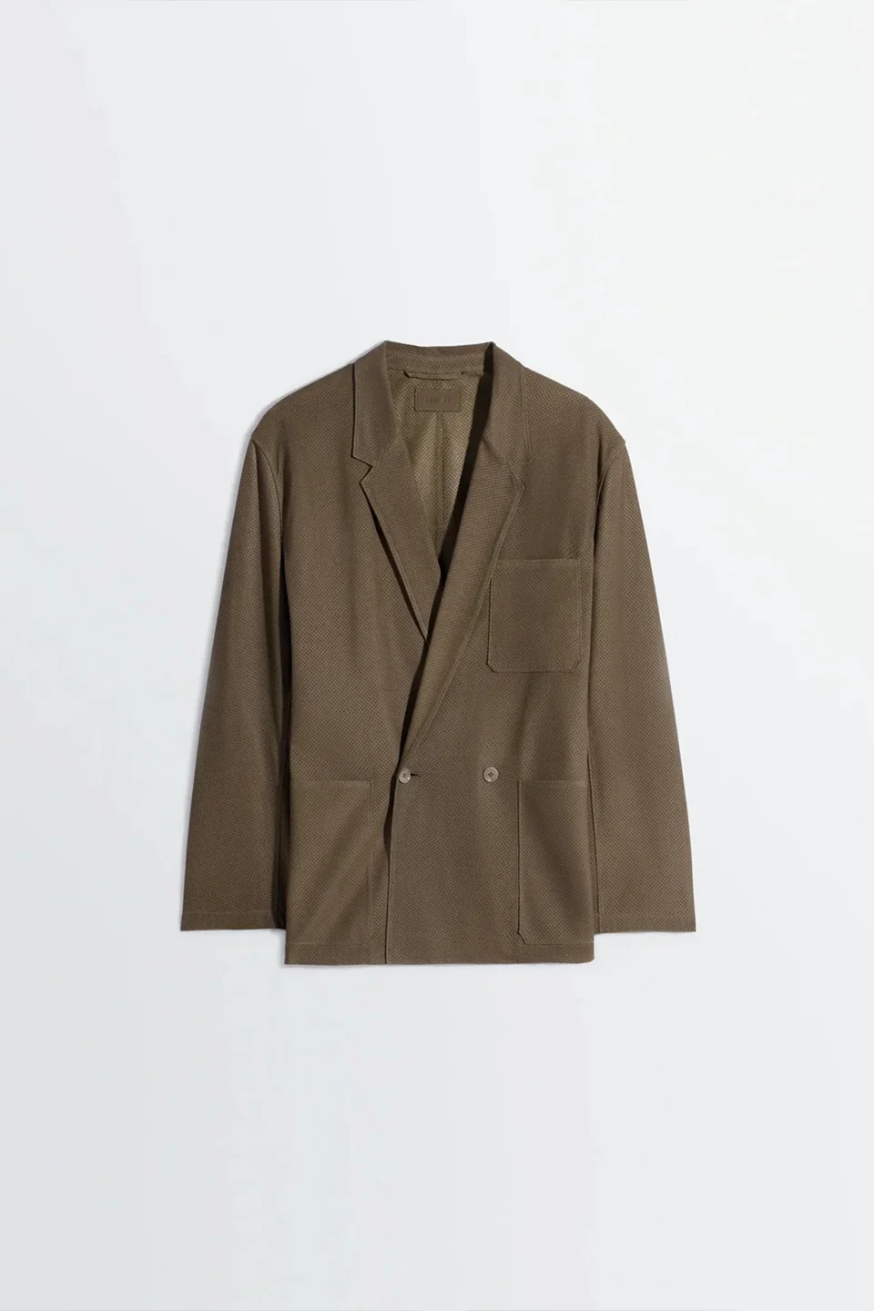 DB Leather Tailored Jacket Thyme - Image 6