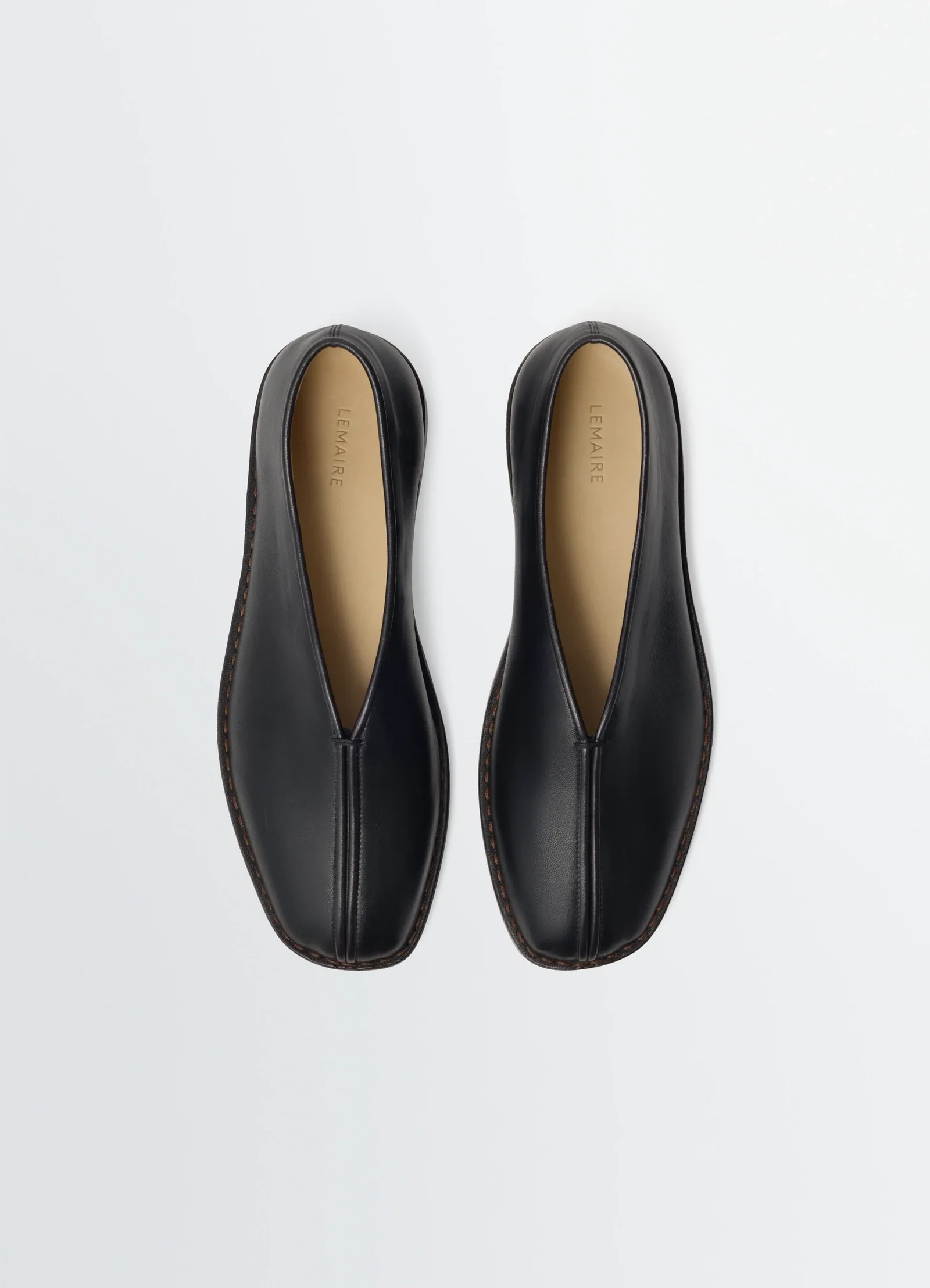 Flat Piped Slippers Black/ Dark Chocolate - Image 4