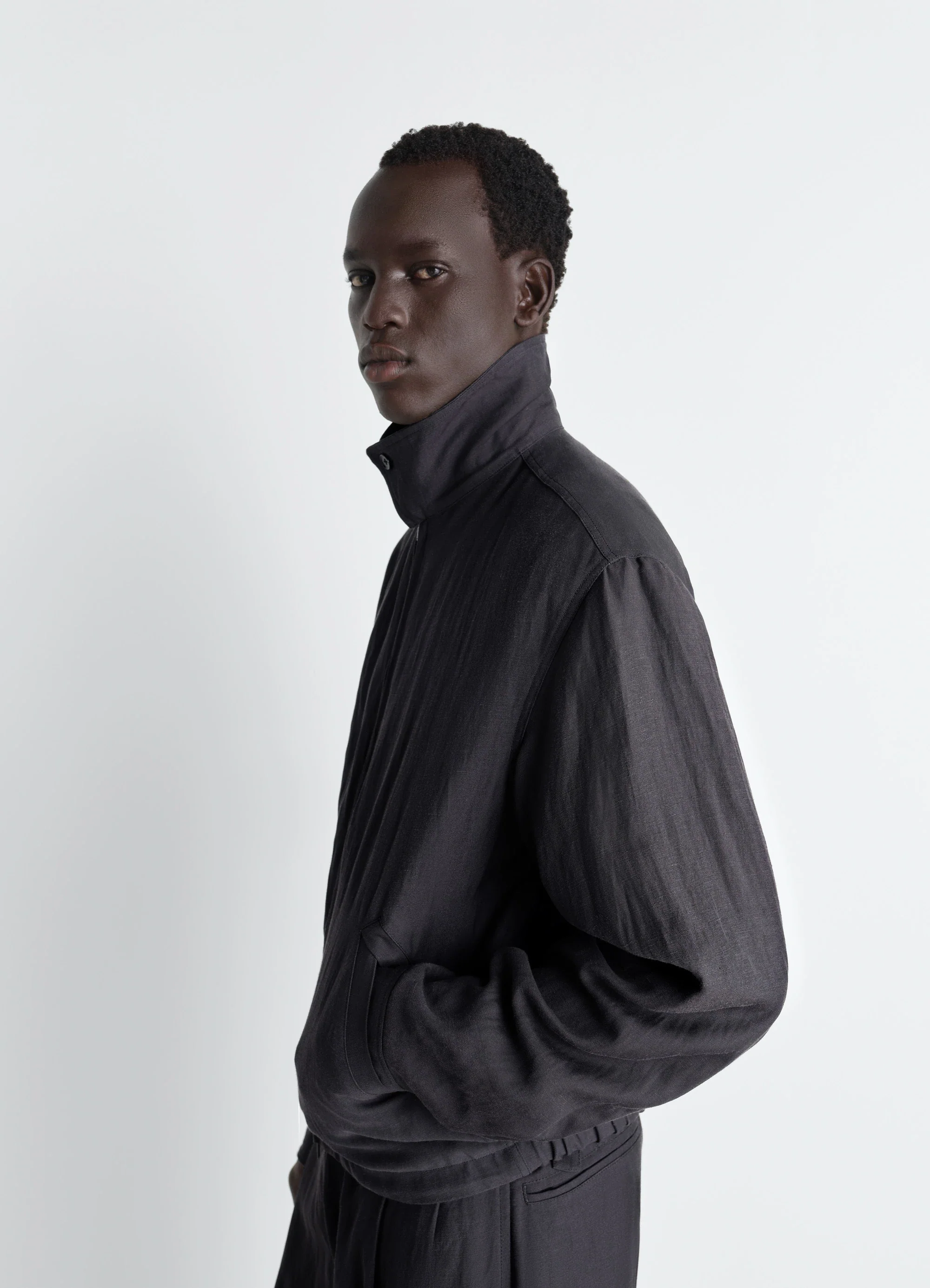Short Blouson Ash black - Image 4