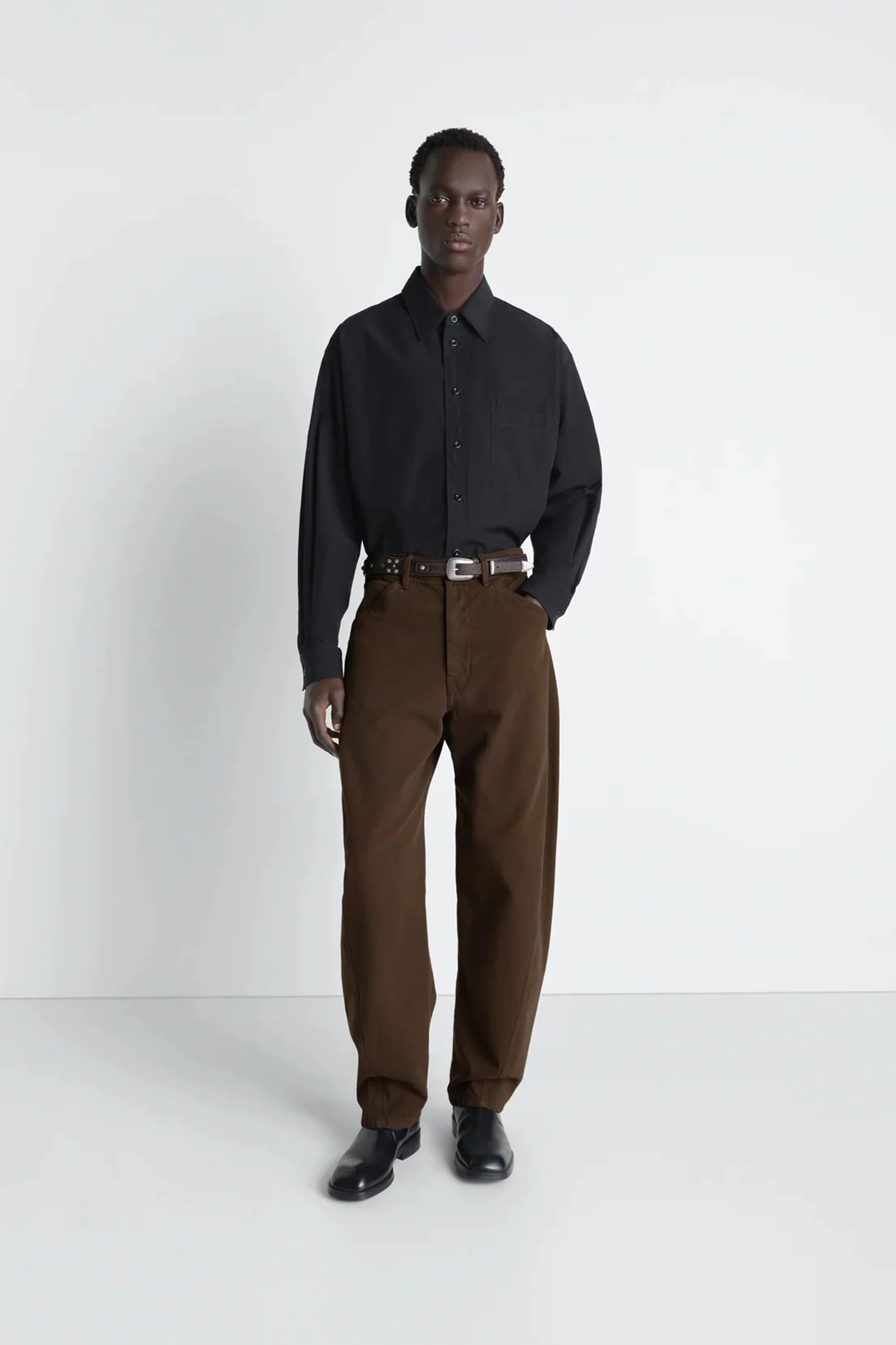 Twisted Workwear Pants Cacao - Image 2