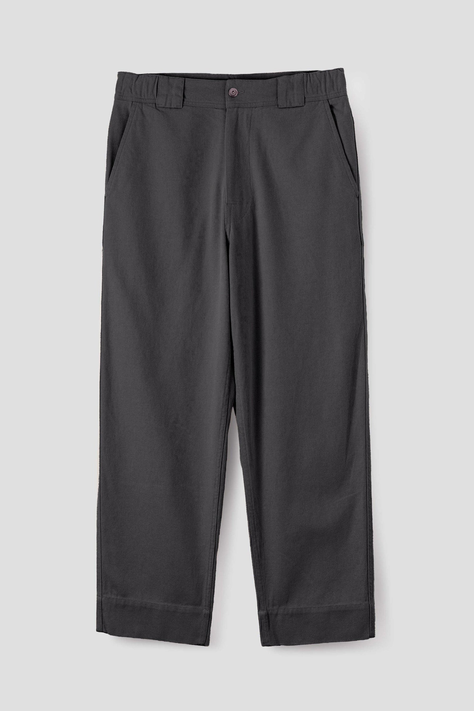 Sports Trousers Cotton Wool Drill Graphite - Image 4