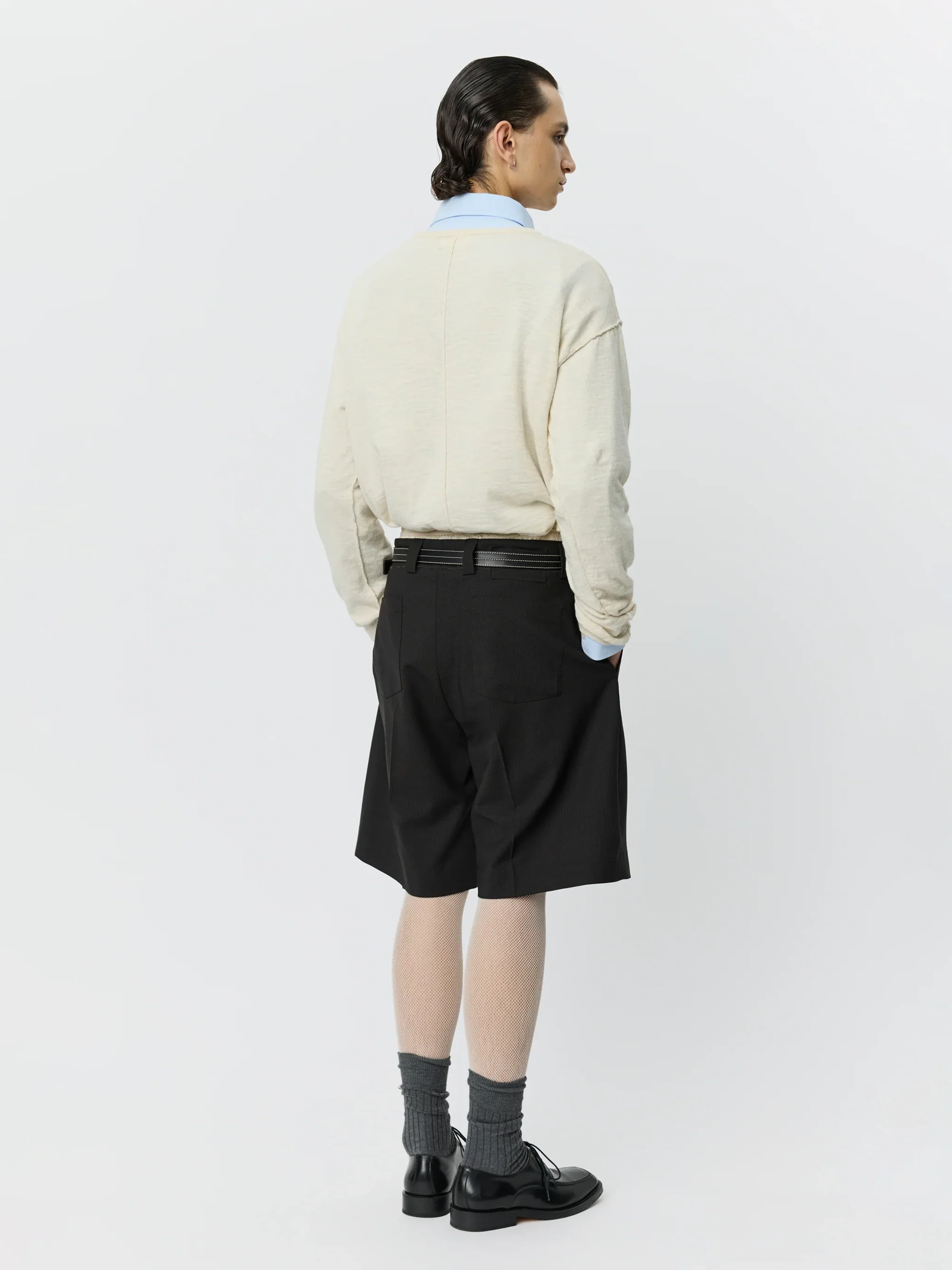 Classic Shorts Dark Grey Stripe - Image 6