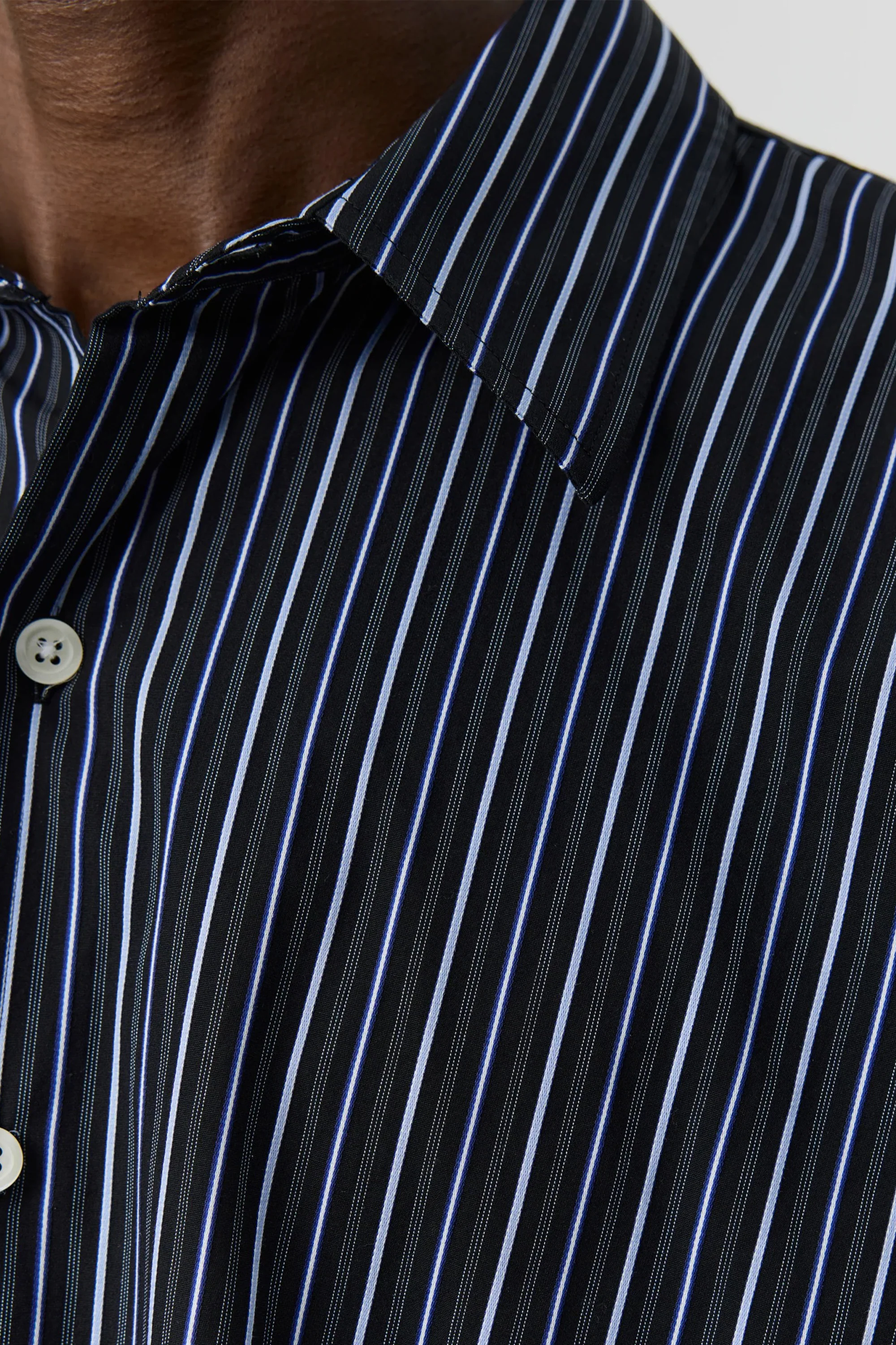 Exact Shirt Black Office Stripe - Image 6