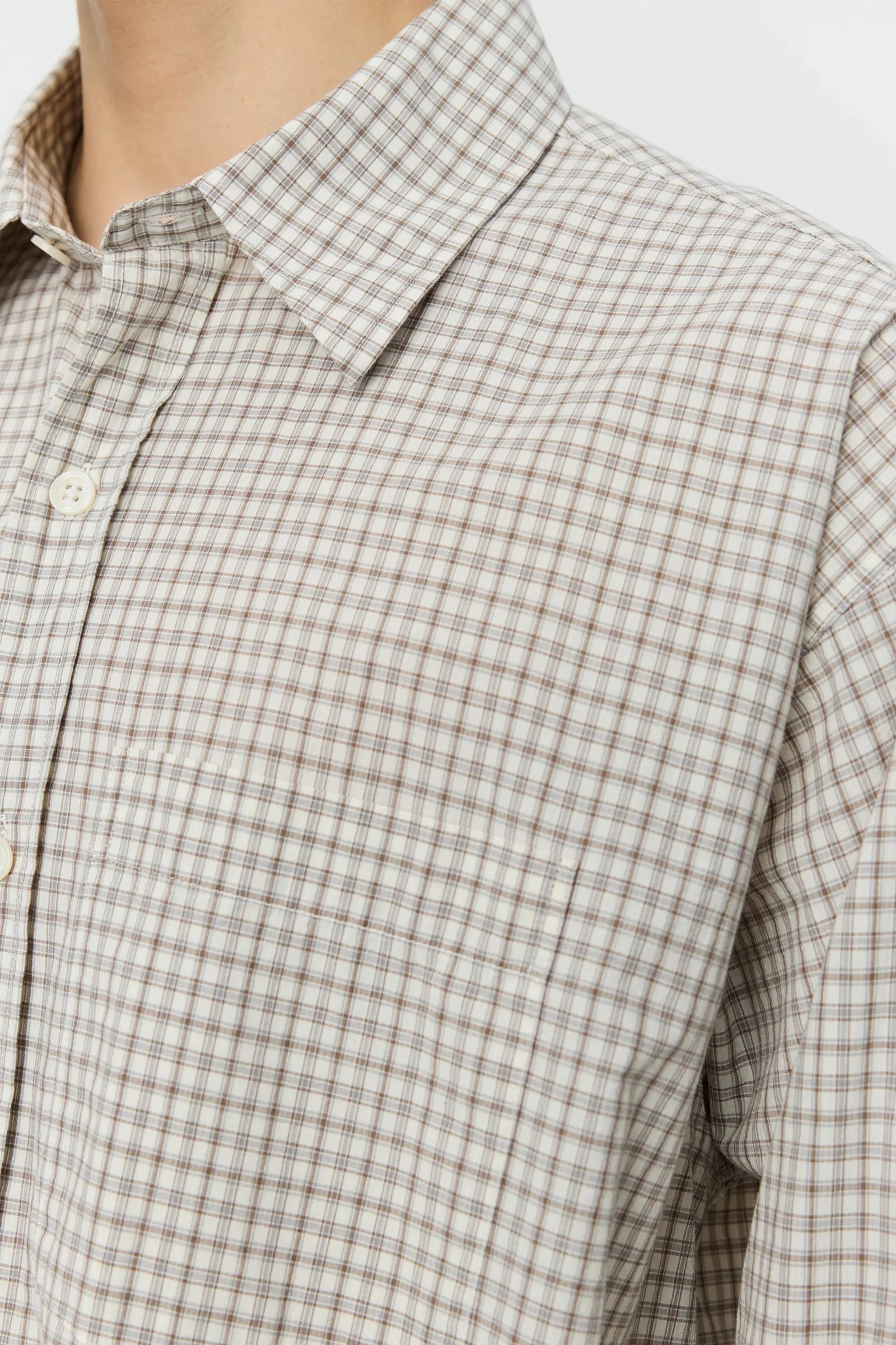 Executive Shirt Experienced Brown Check - Image 5
