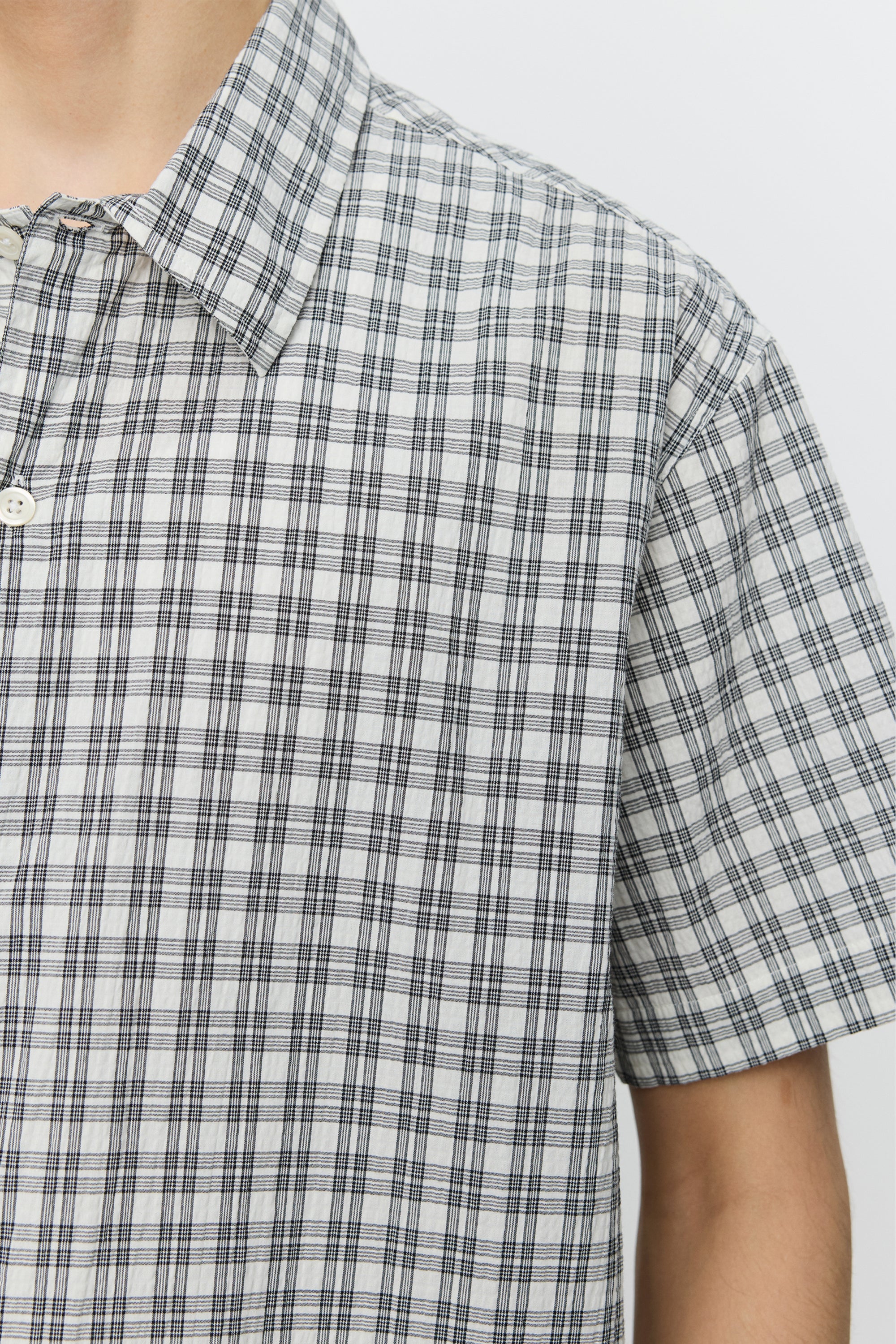 Holiday Shirt Off White Check - Image 5