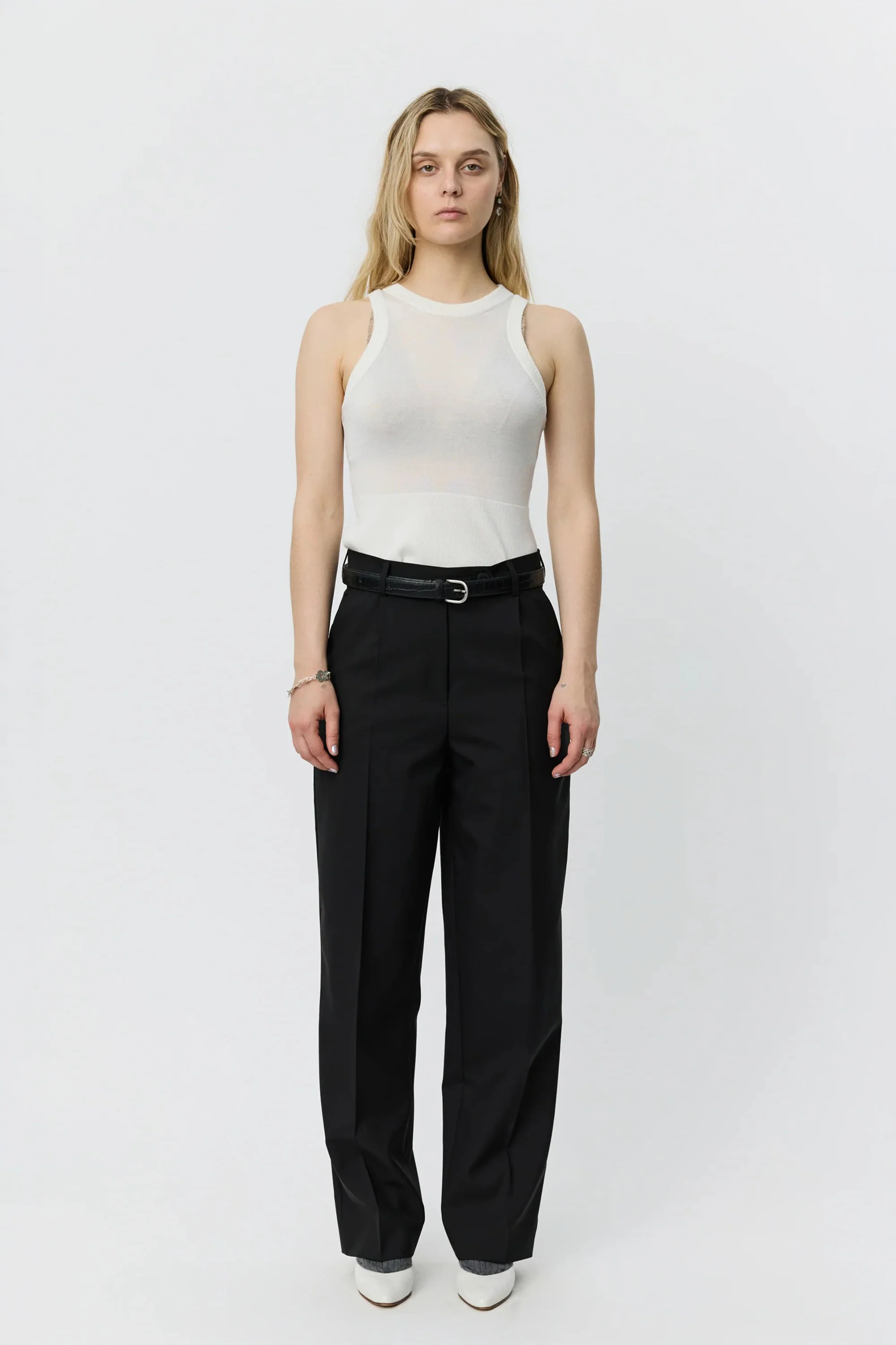 Primary Trousers Black Tropical Wool - Image 2