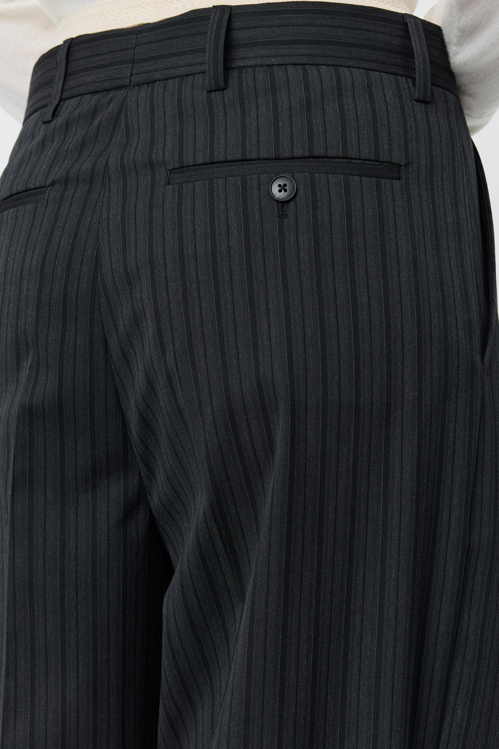 Primary Trousers Wide Grey Double Stripe - Image 6