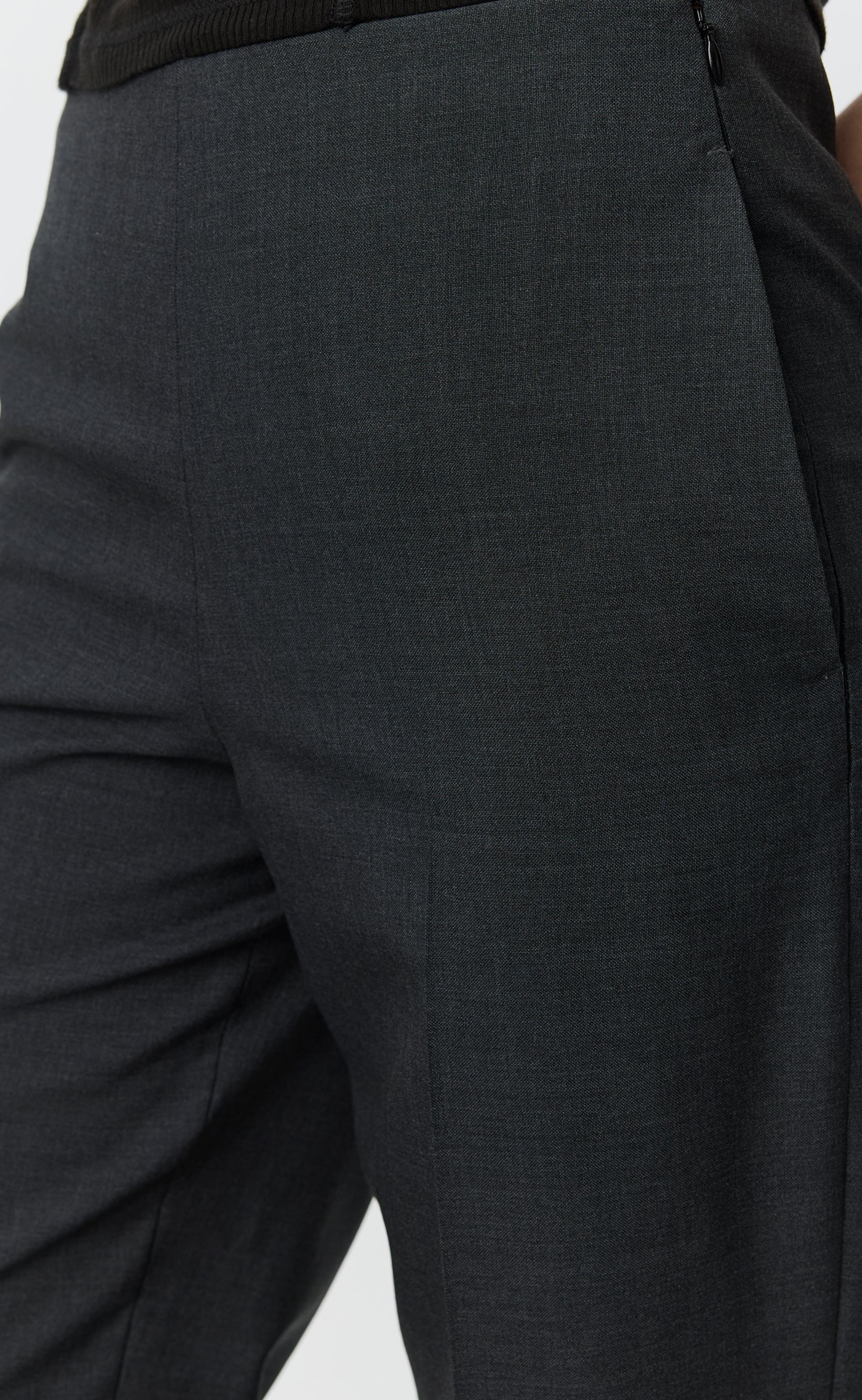 Taper Trousers Dark Grey Tropical Wool - Image 5