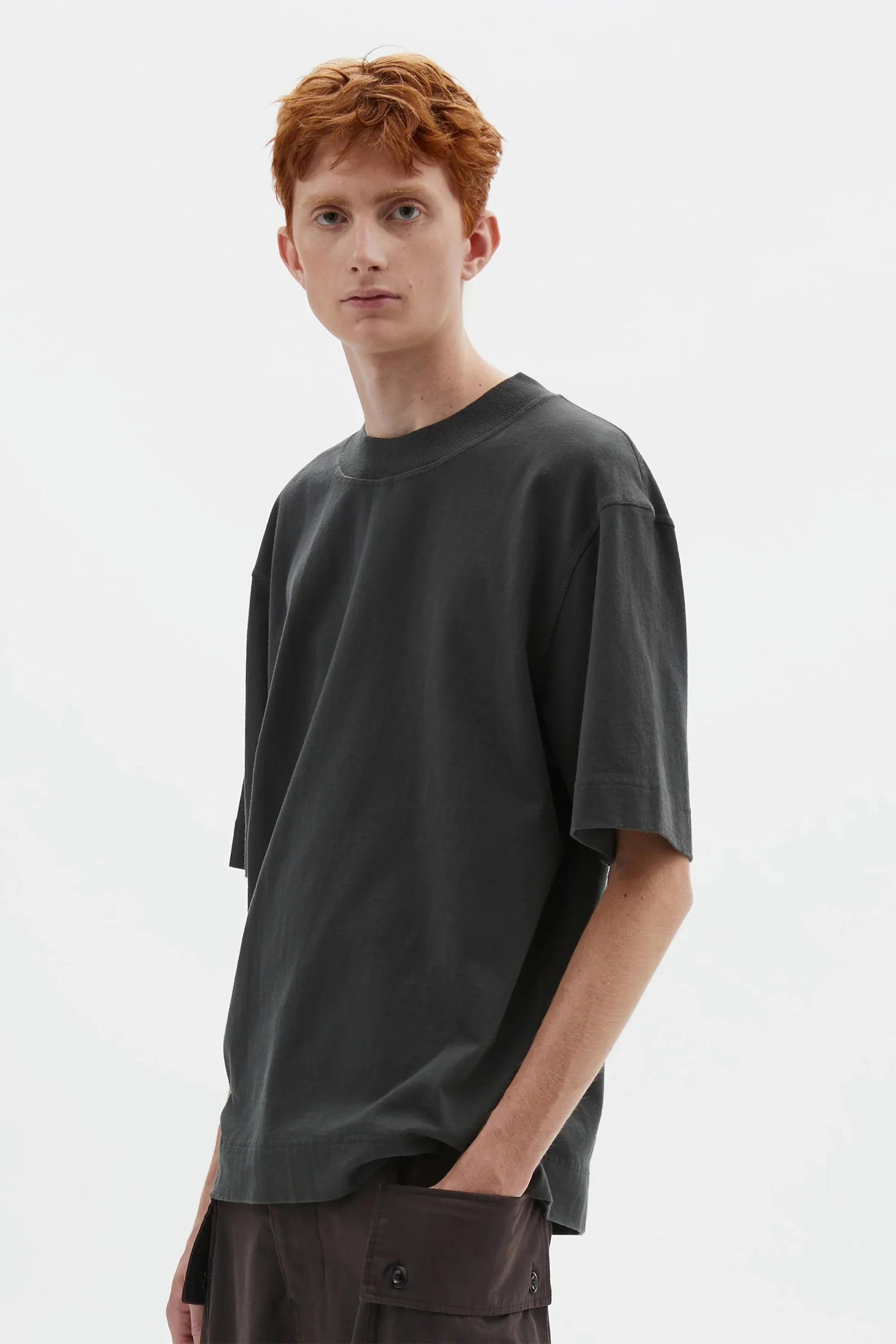 Flatlock Crew Matte Jersey Black Green