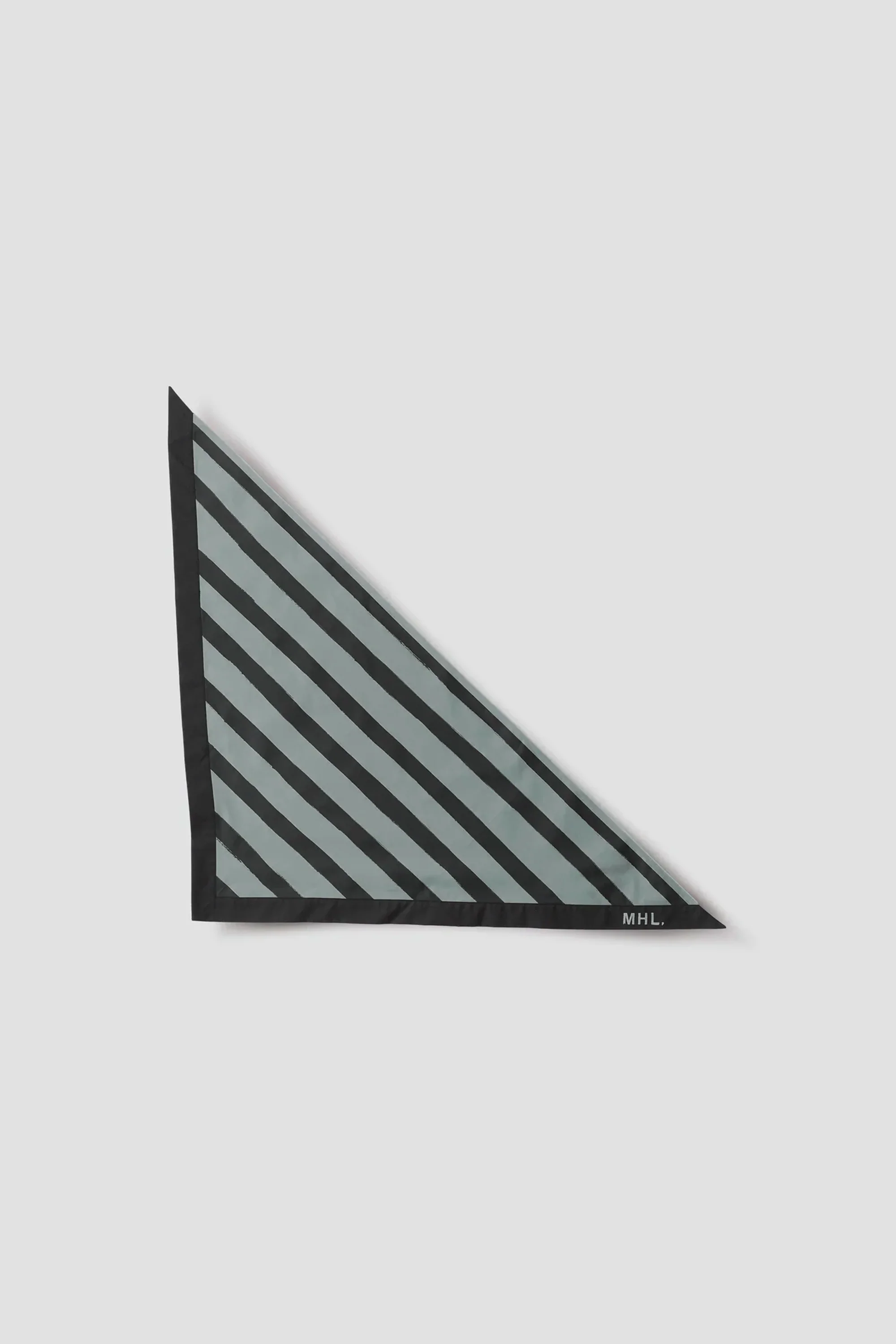 Printed Woven Scout Scarf Compact Cotton Poplin Fog - Image 3