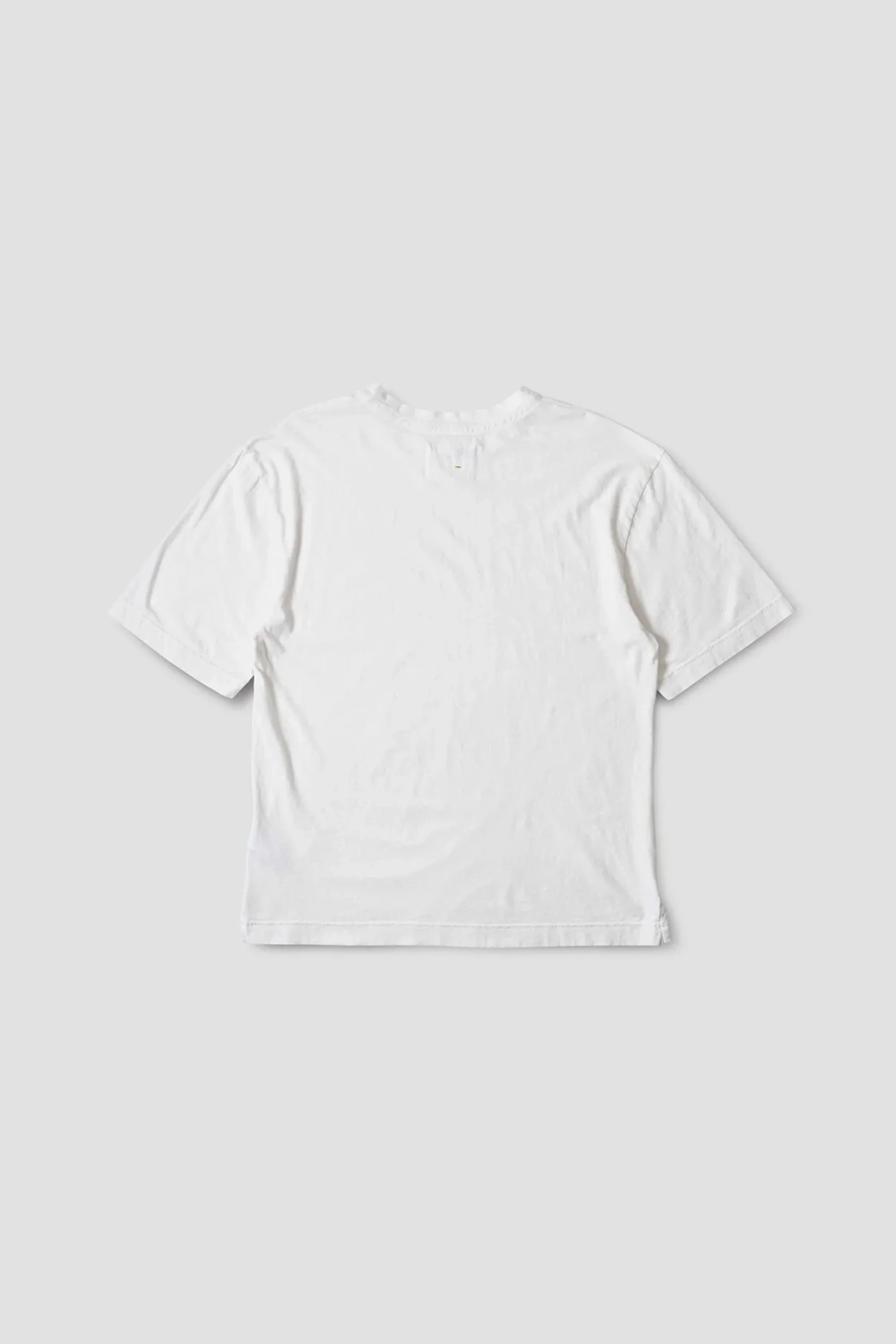 Simple T-Shirt Organic Cotton Linen Jersey White - Image 6