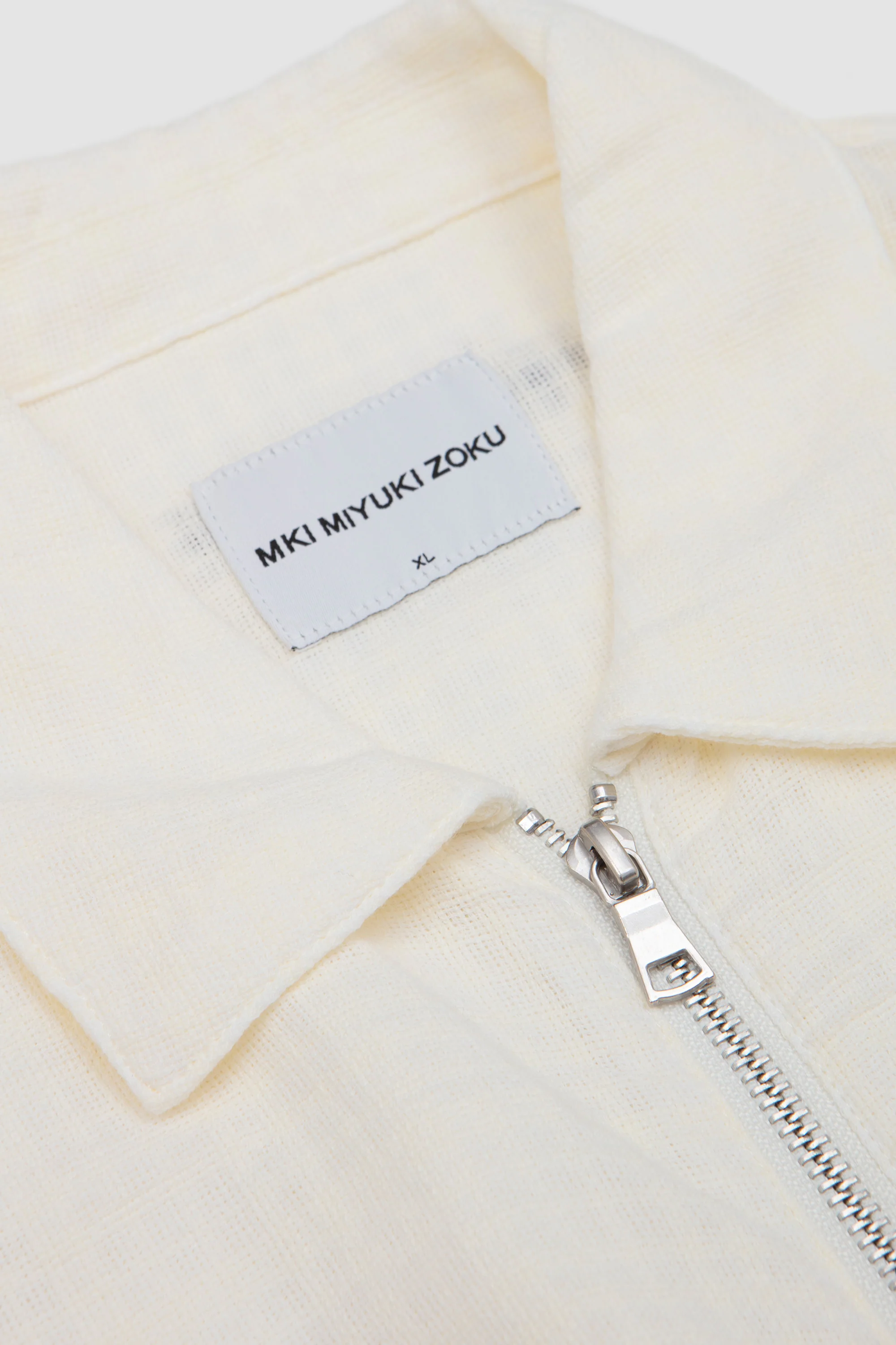 Loose Weave Check Rider Bone - Image 3