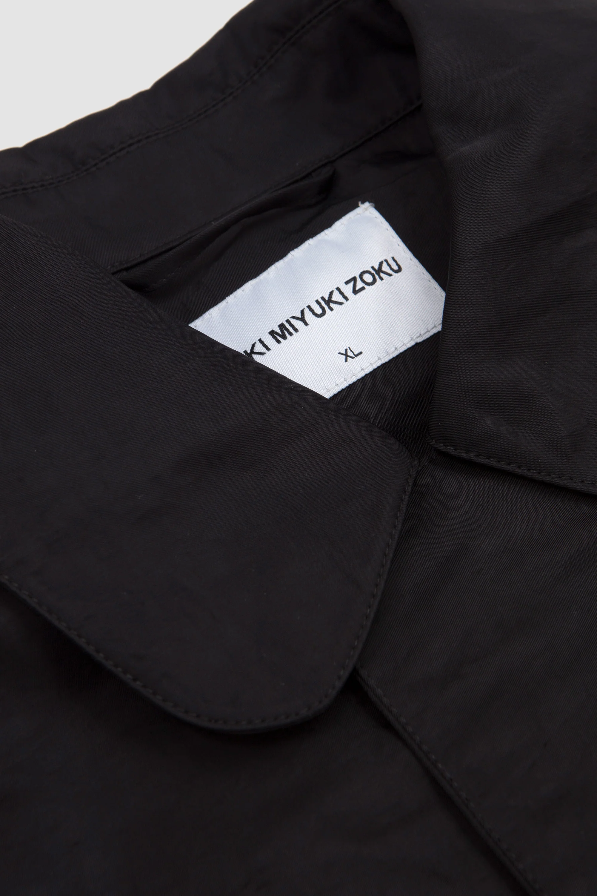 Silky Nylon Pilot Jacket Black - Image 3