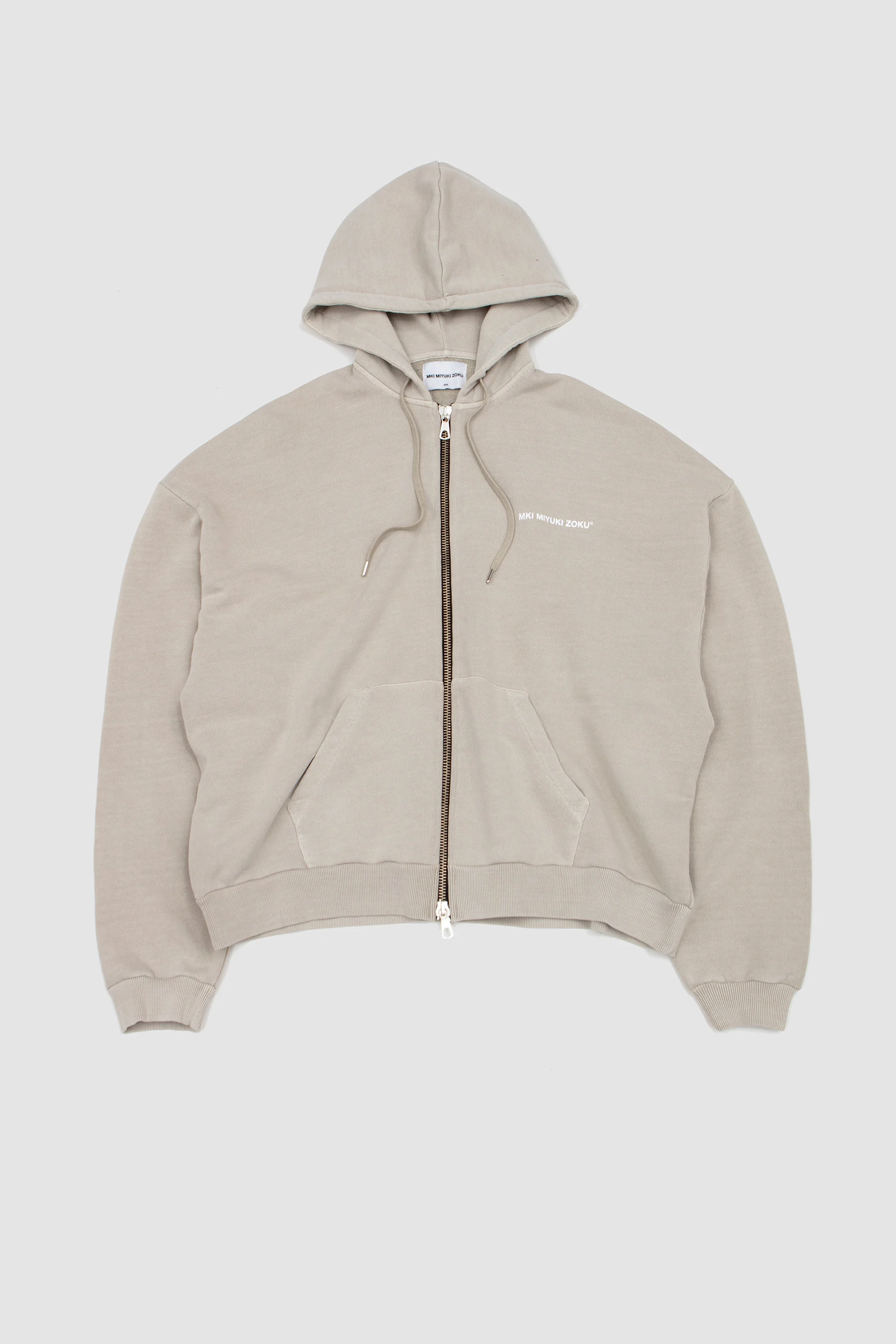 Uniform Zip Hoody Pigment Cement