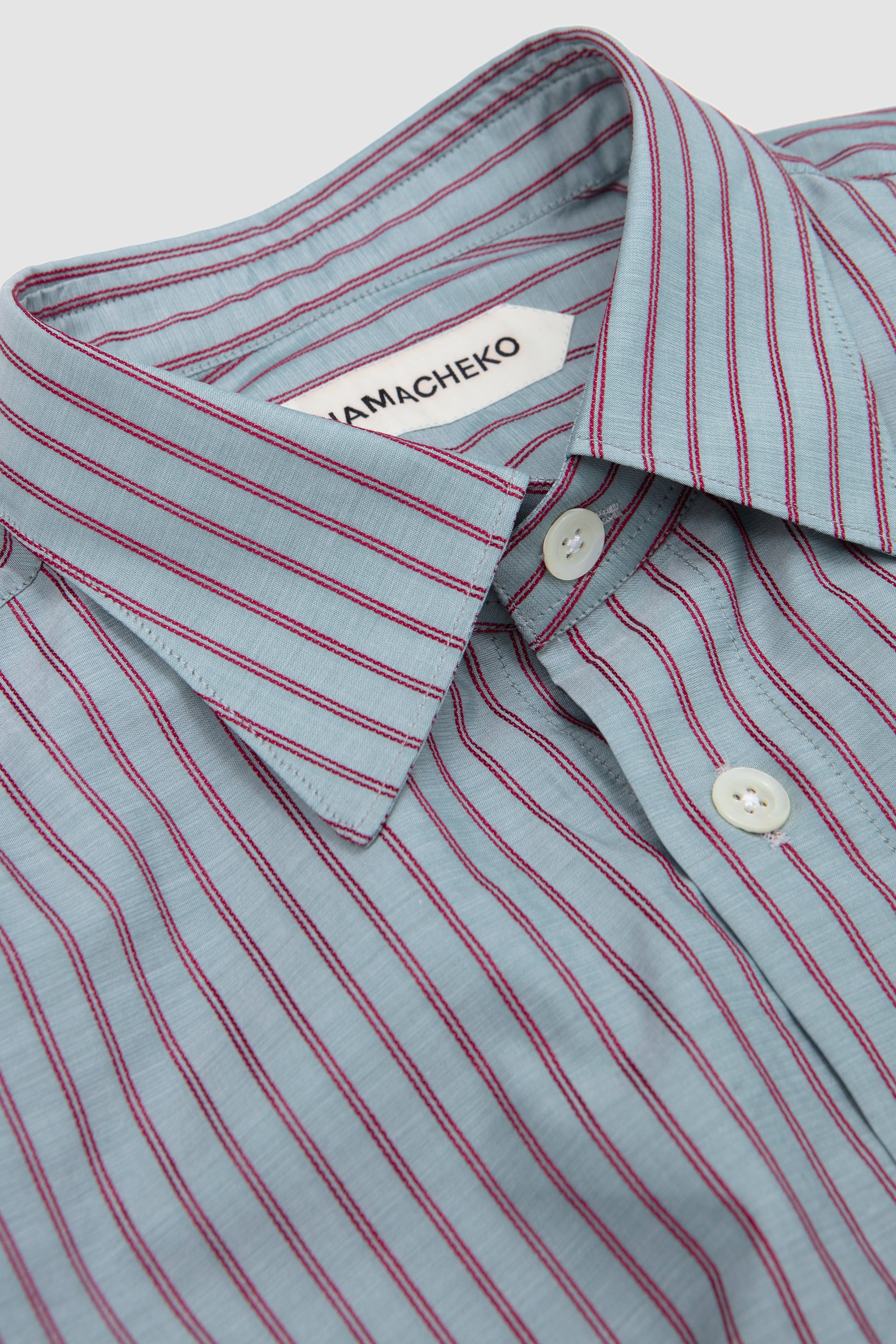 Colt Shirt Aquamarina/ Granata Stripe - Image 3