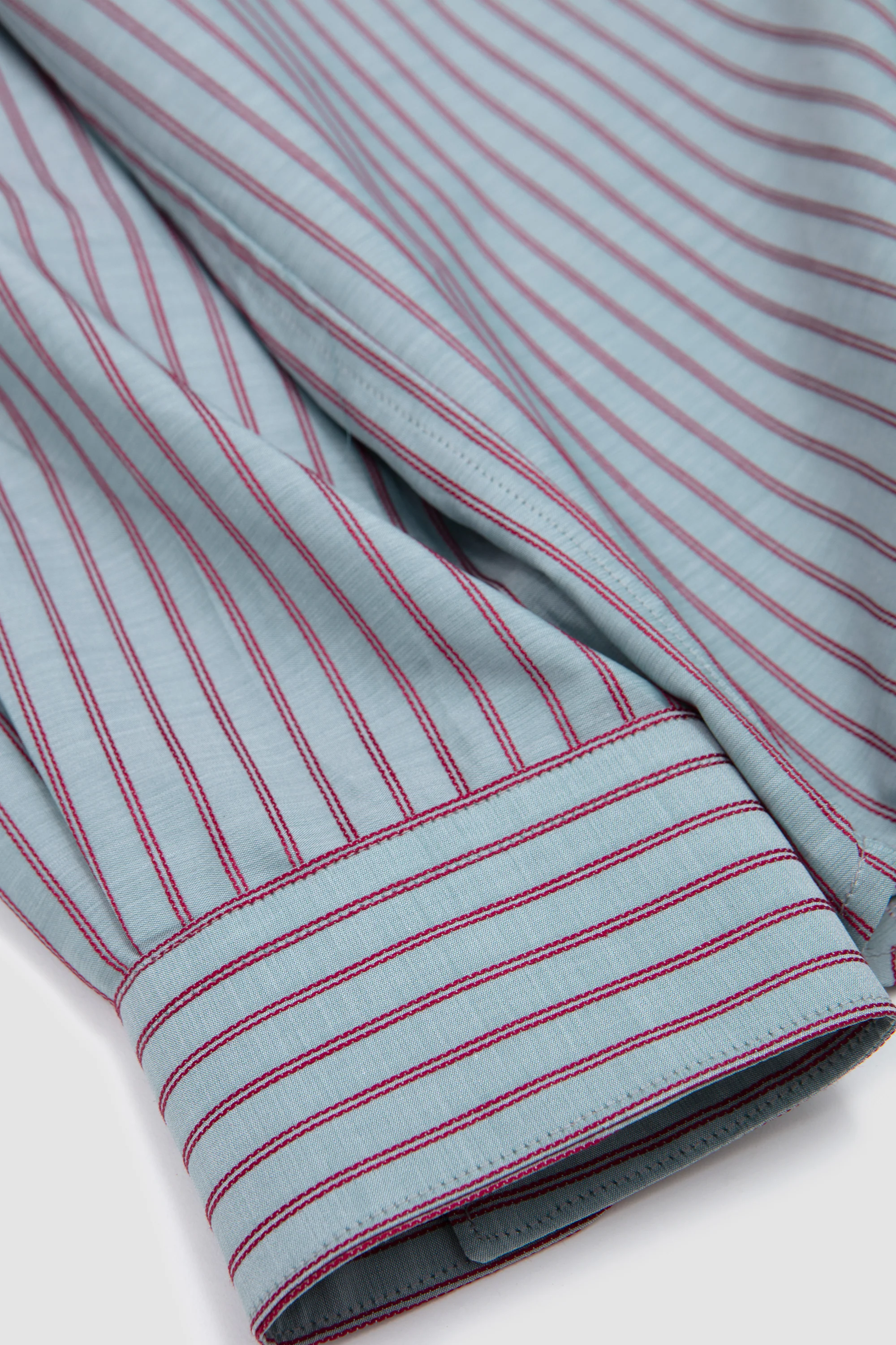 Colt Shirt Aquamarina/ Granata Stripe - Image 4