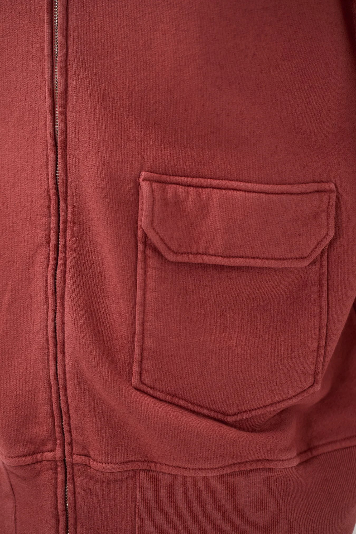 Fynshav Cotton Linen Loopback Jacket Cowhide - Image 7