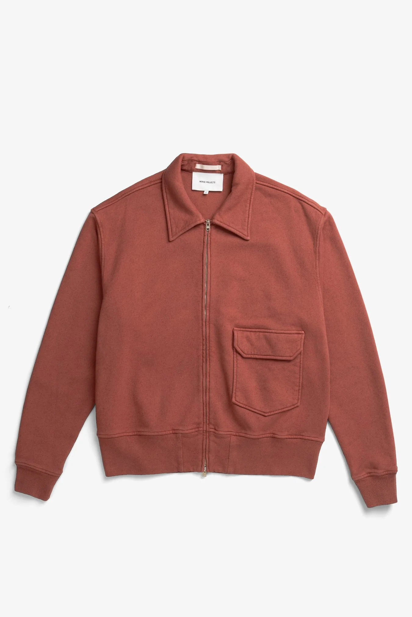 Fynshav Cotton Linen Loopback Jacket Cowhide - Image 8