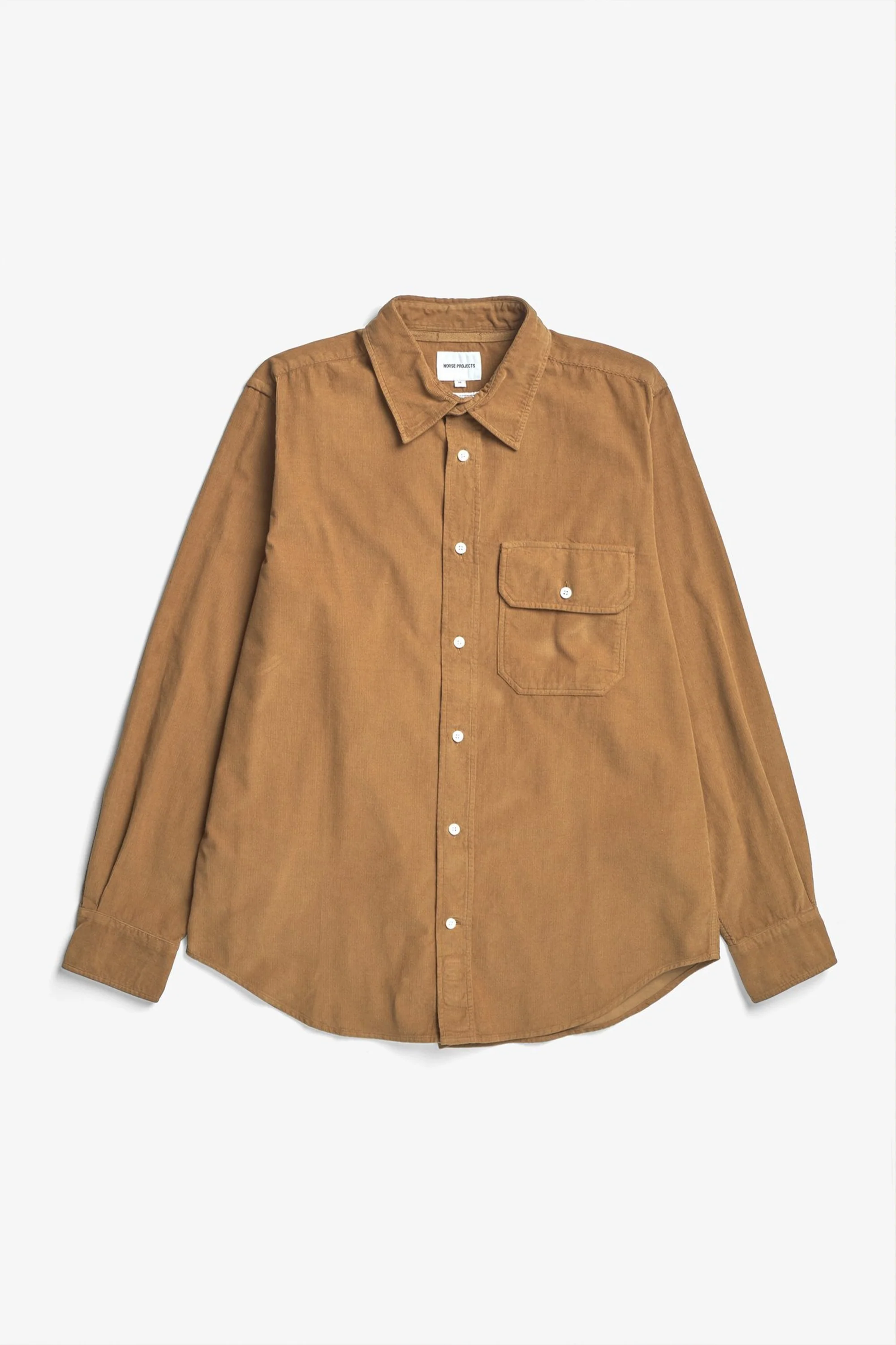 Algot Relaxed Micro Cord Shirt Duck - Image 2