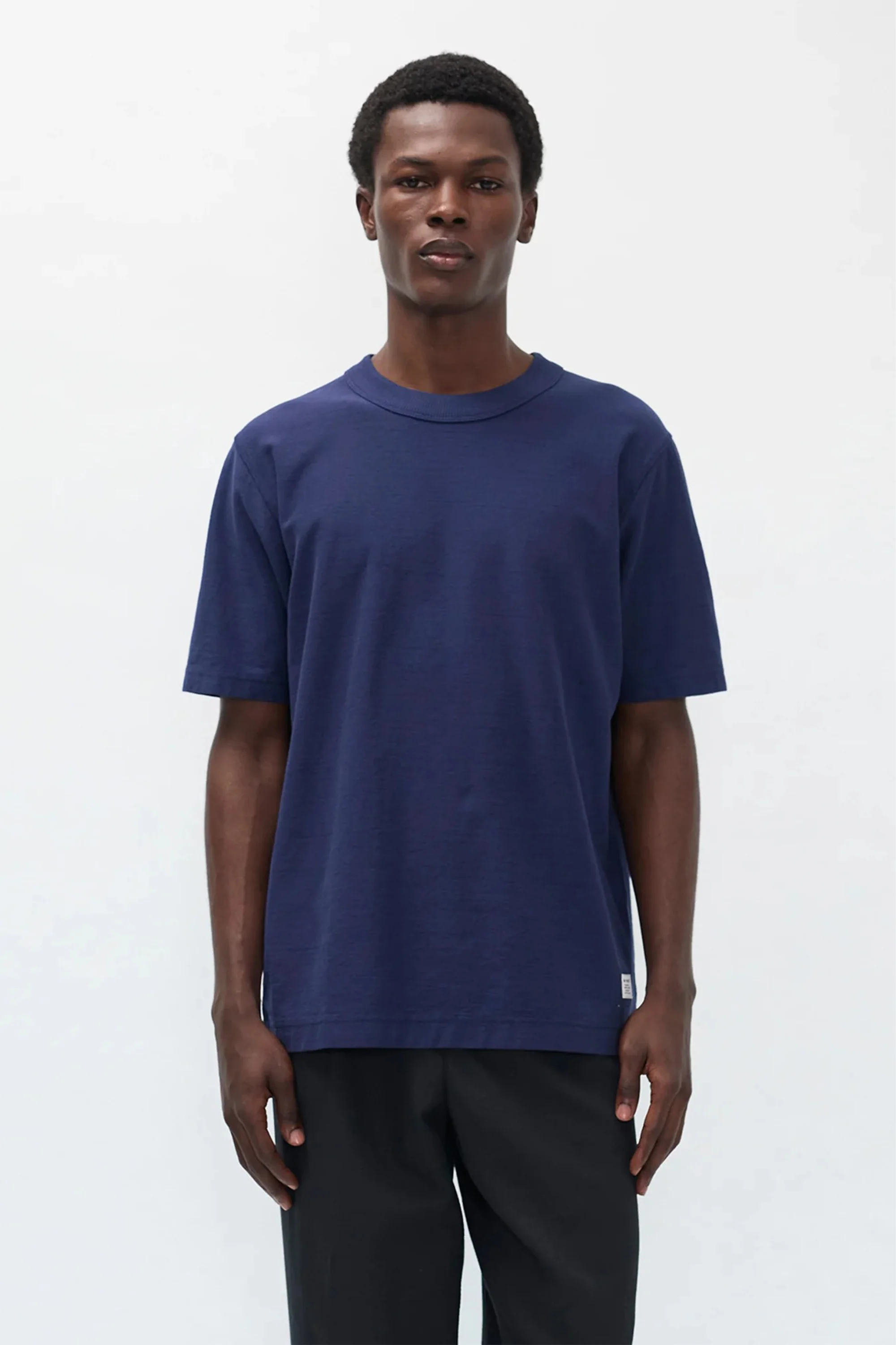 Elmelunde Organic Dry Cotton GMD T-Shirt Workwear Blue - Image 2