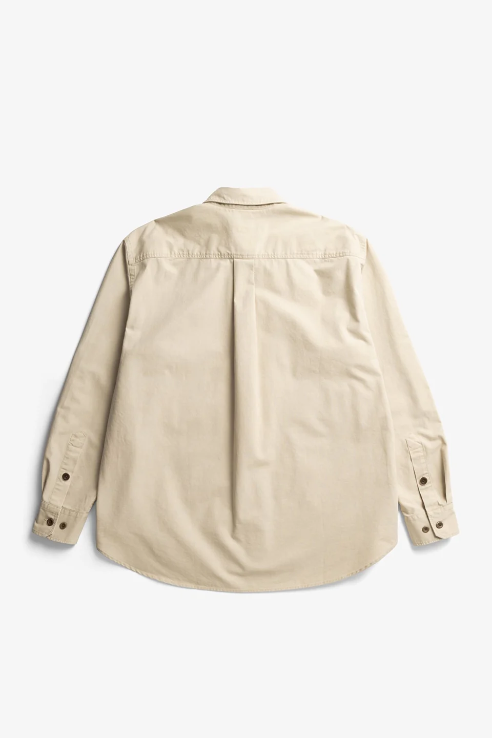 Espevik Faded Pigment Dyed Oversize Utility Shirt Tan - Image 3