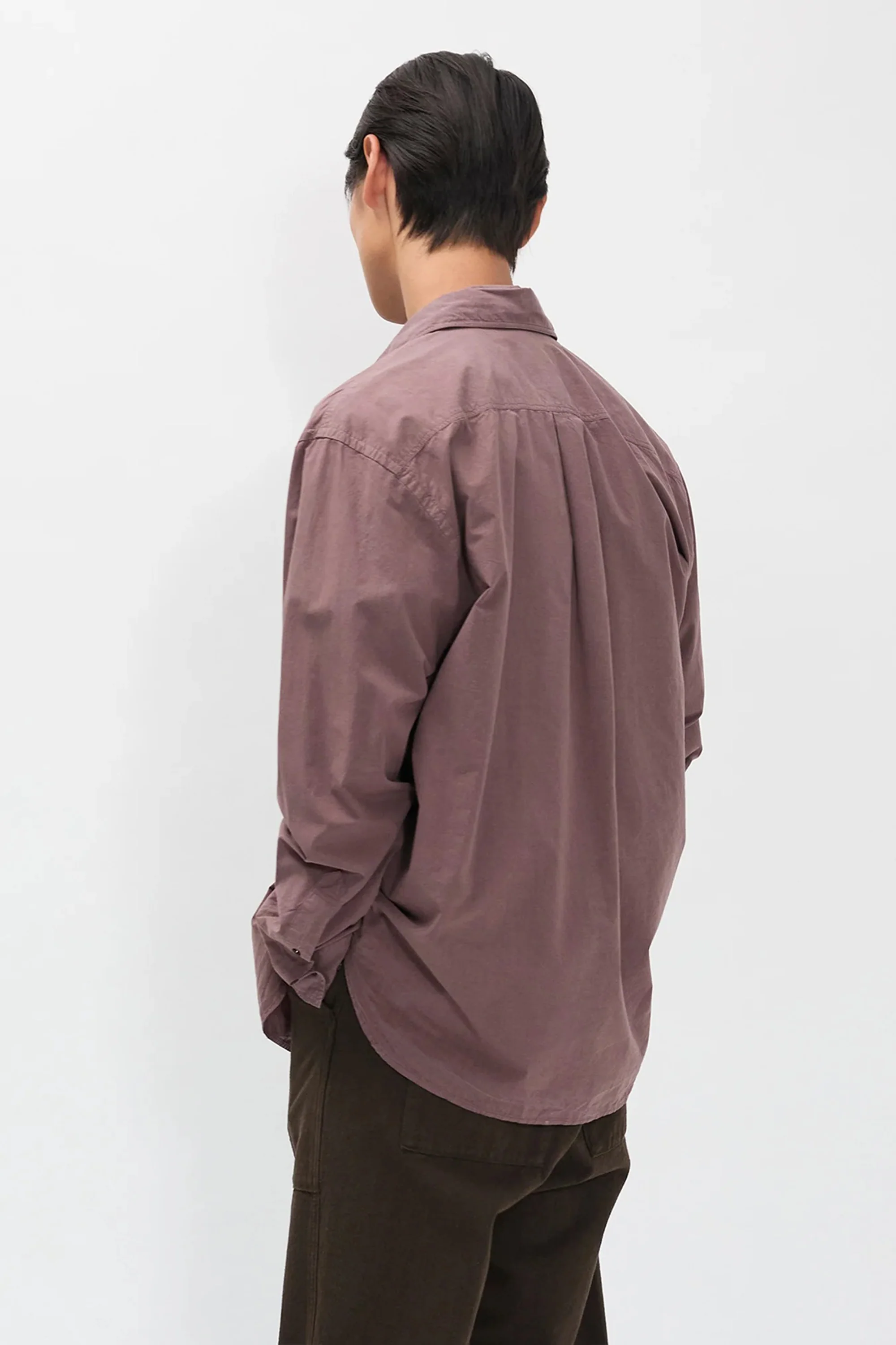 Falster Tencel Oversize Shirt Peppercorn - Image 4