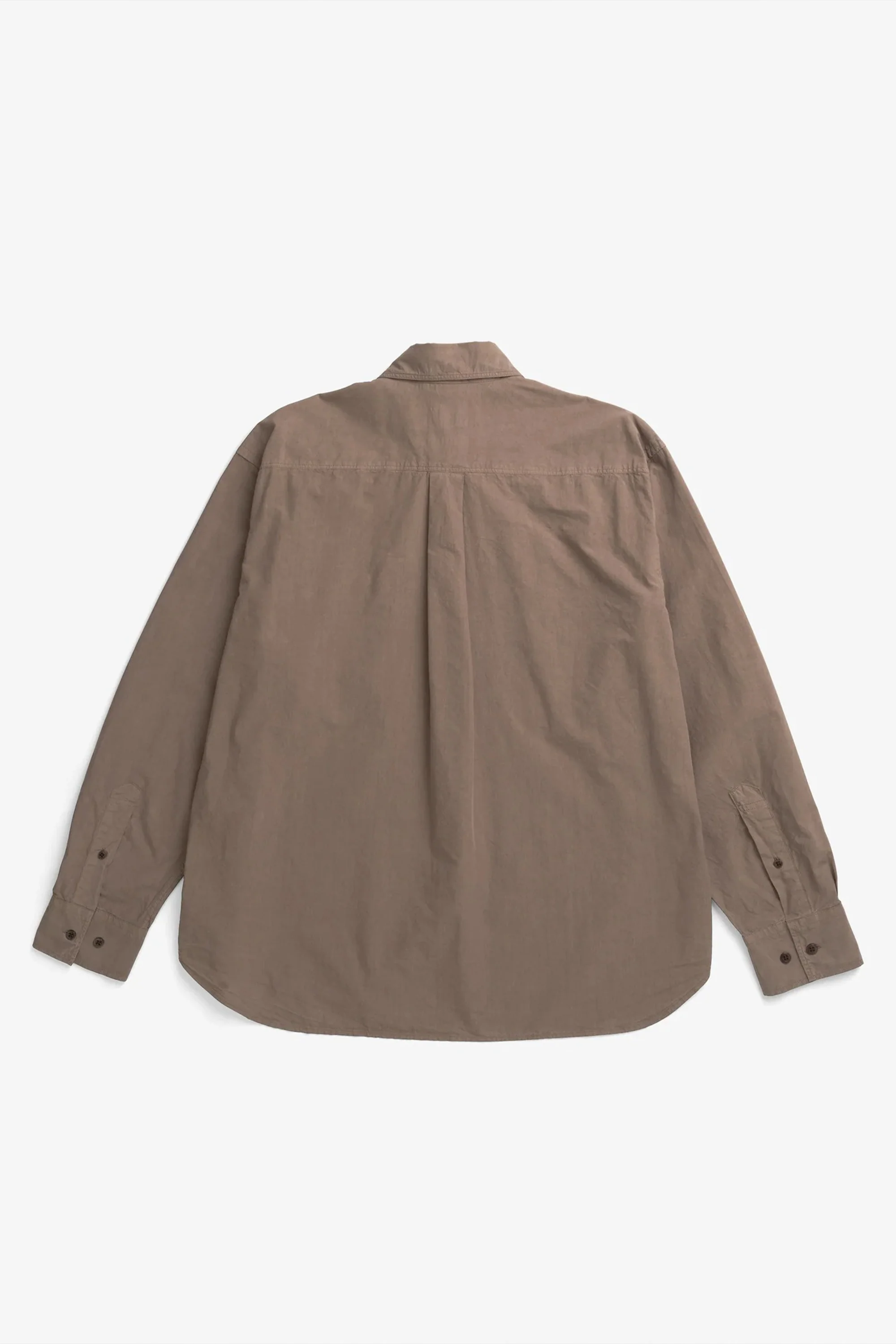 Falster Tencel Oversize Shirt Walnut - Image 9