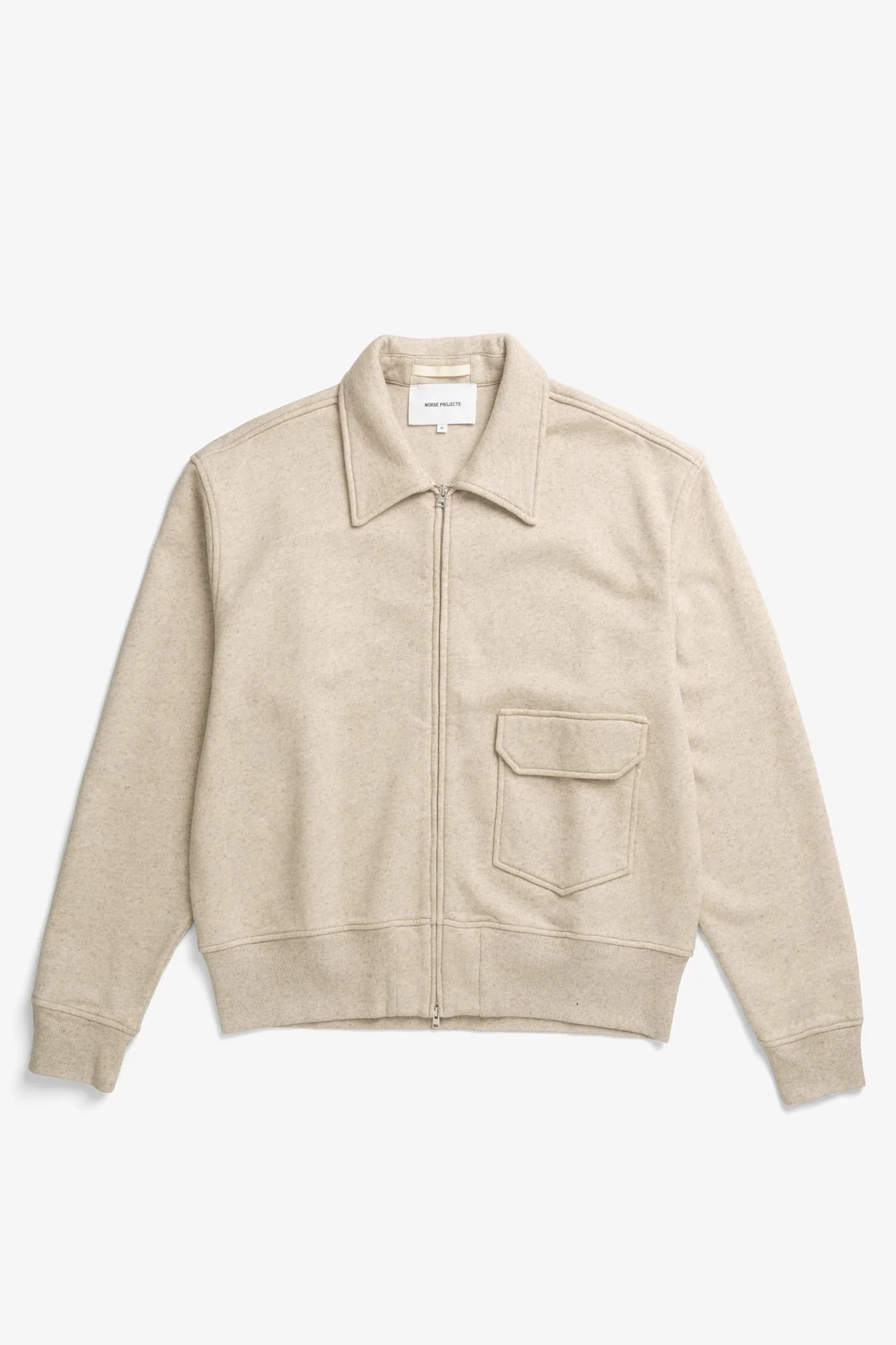 Fynshav Cotton Linen Loopback Jacket Natural - Image 7