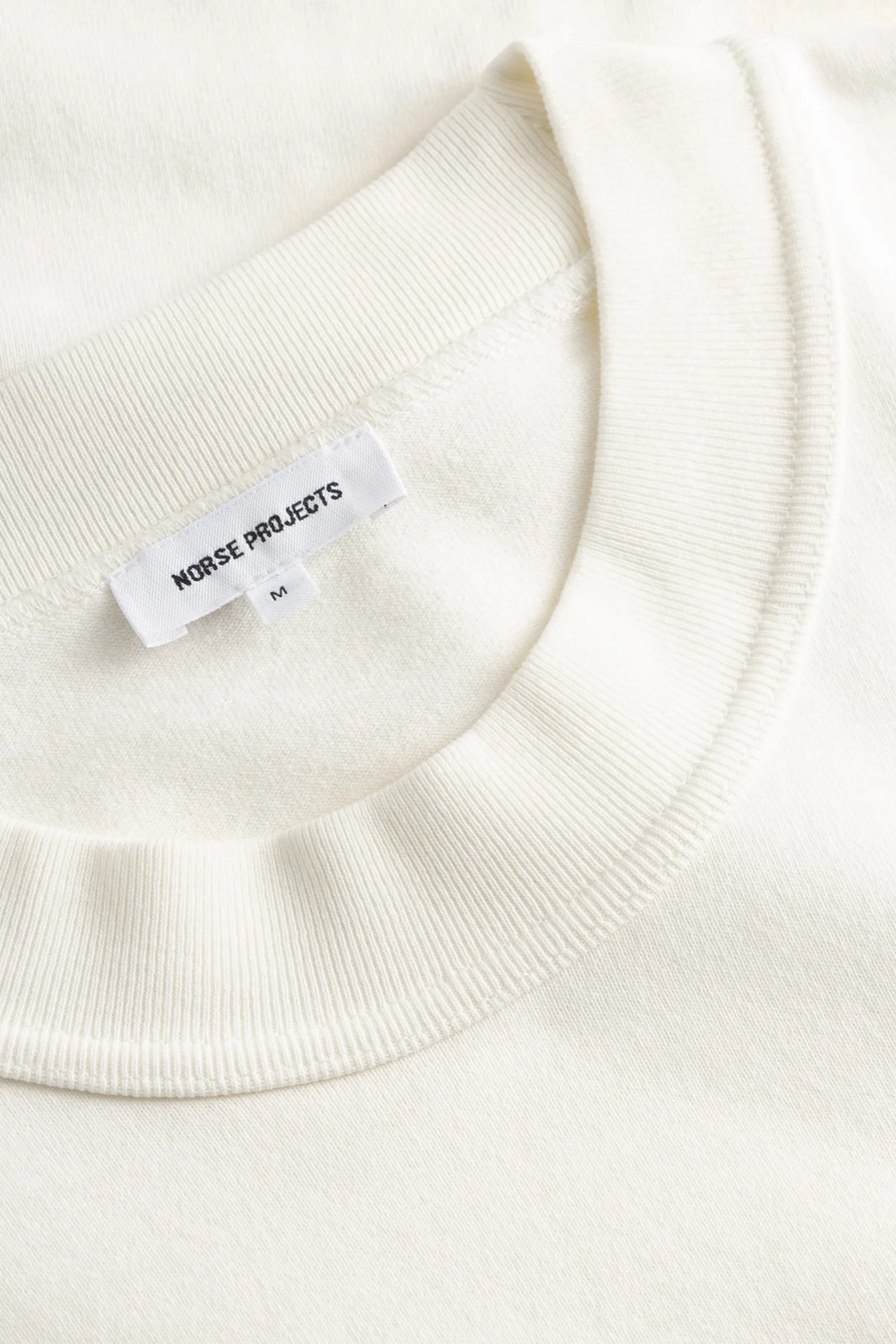 Isefjord Compact Cotton LS T-Shirt Ecru - Image 6