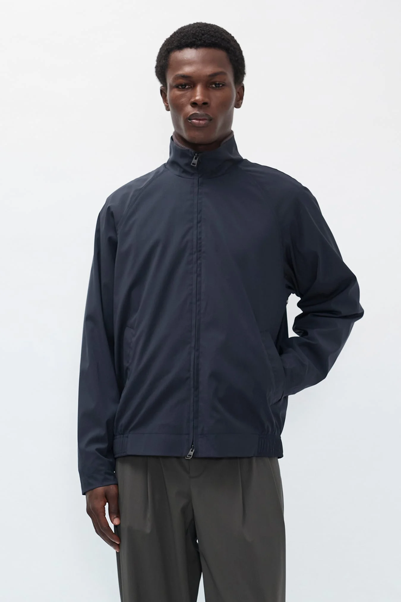 Korso Alpinix 37.5 Wool Harrington Jacket Dark Navy - Image 3
