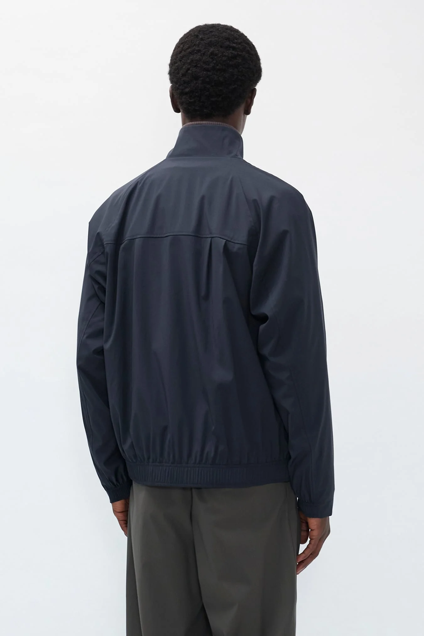 Korso Alpinix 37.5 Wool Harrington Jacket Dark Navy - Image 4