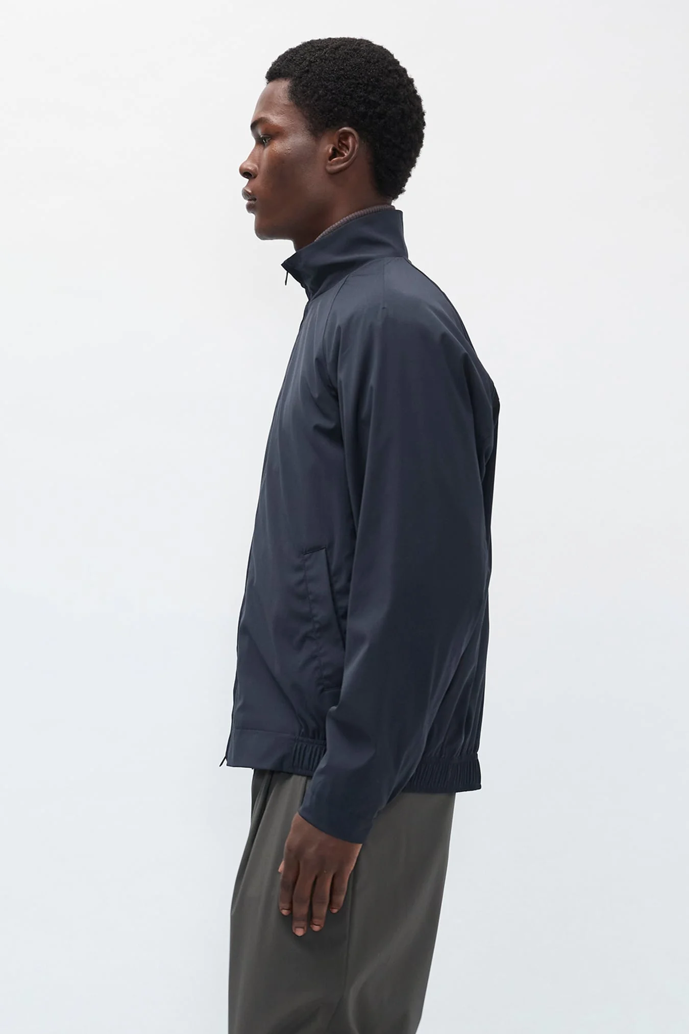 Korso Alpinix 37.5 Wool Harrington Jacket Dark Navy - Image 5