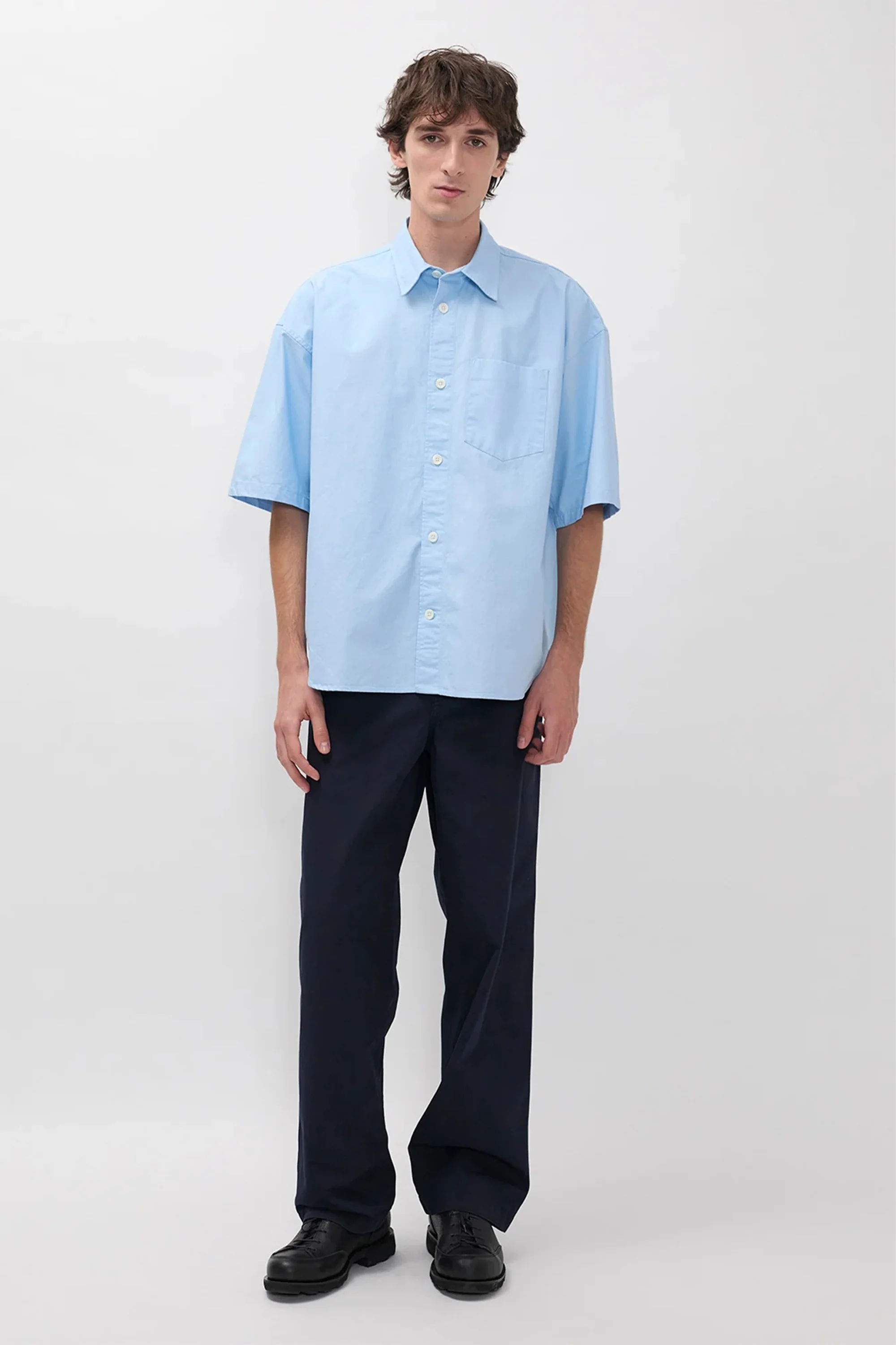 Kvitfjell Relaxed Cotton Twill Pant Dark Navy - Image 2
