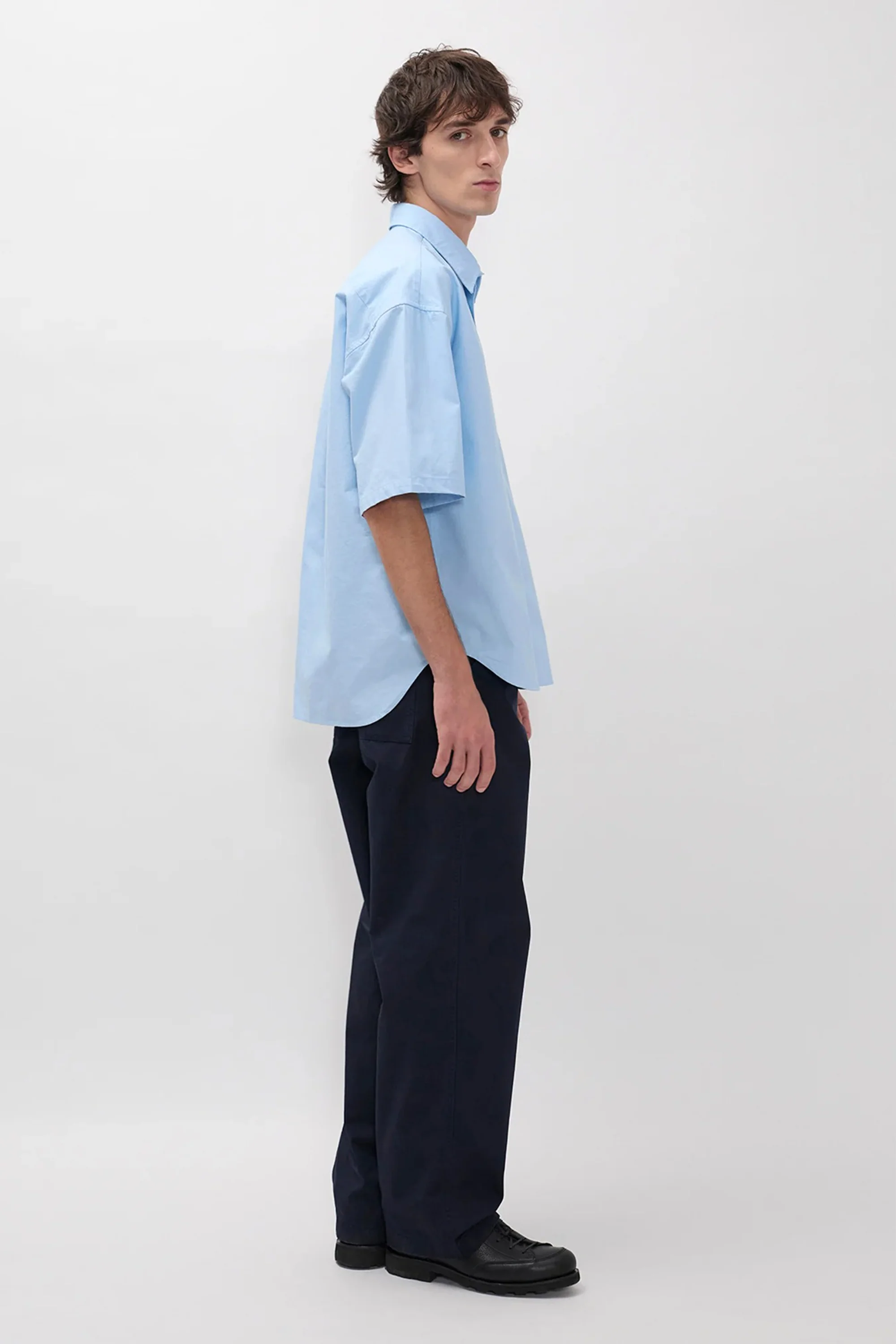 Kvitfjell Relaxed Cotton Twill Pant Dark Navy - Image 3