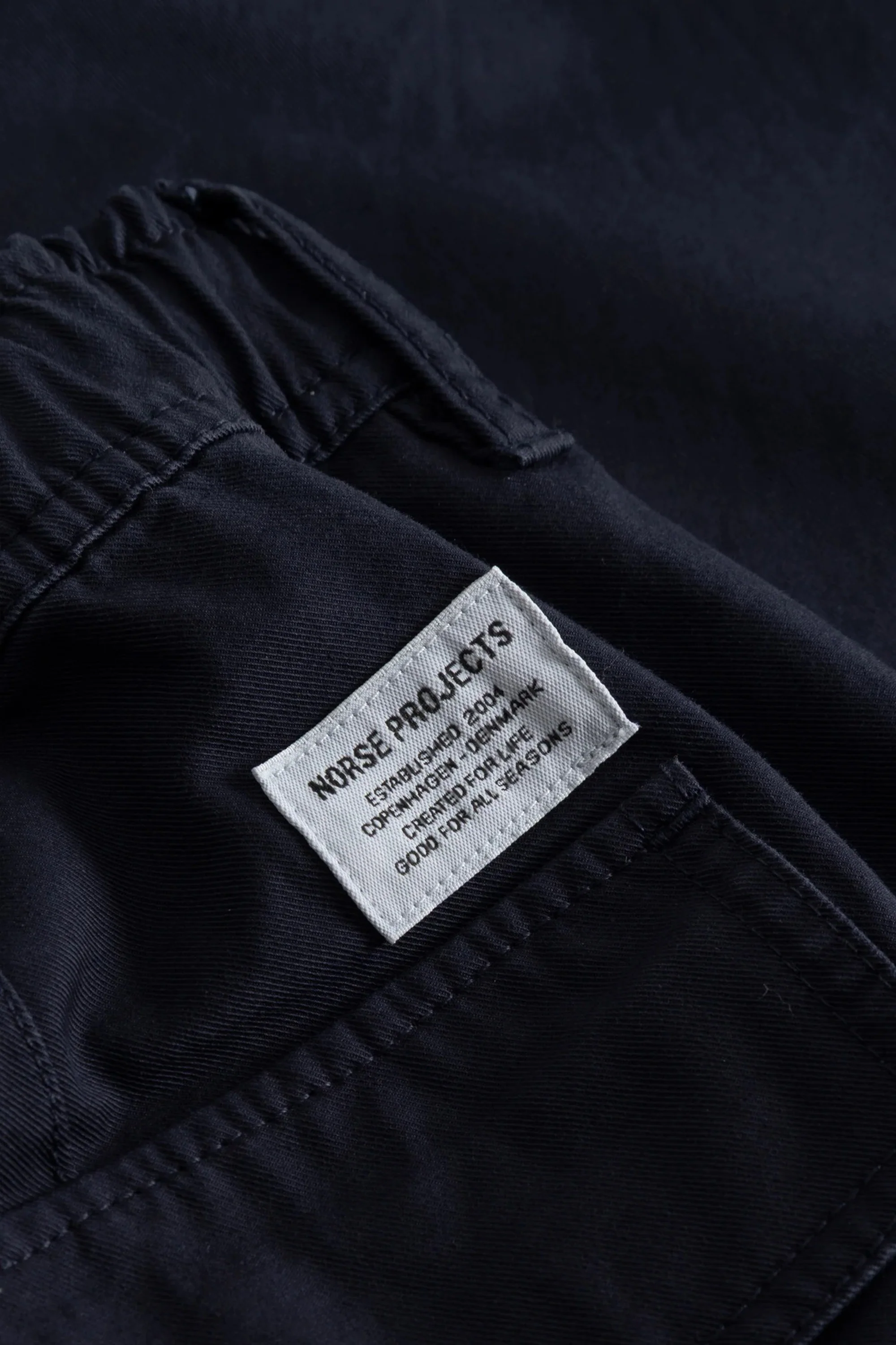Kvitfjell Relaxed Cotton Twill Pant Dark Navy - Image 7
