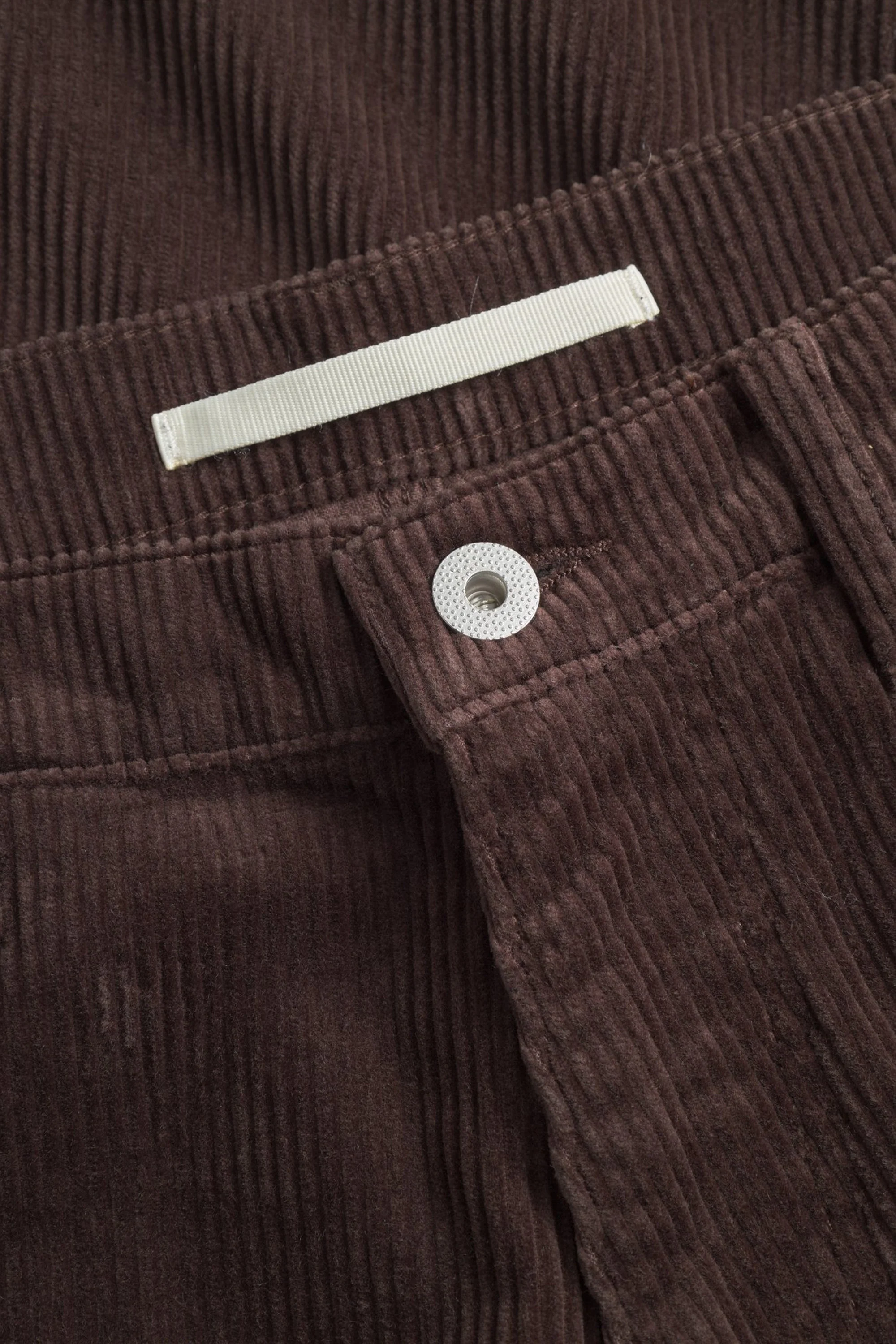 Mogens Relaxed 5 Pocket Wide Wale Corduroy Espresso - Image 3