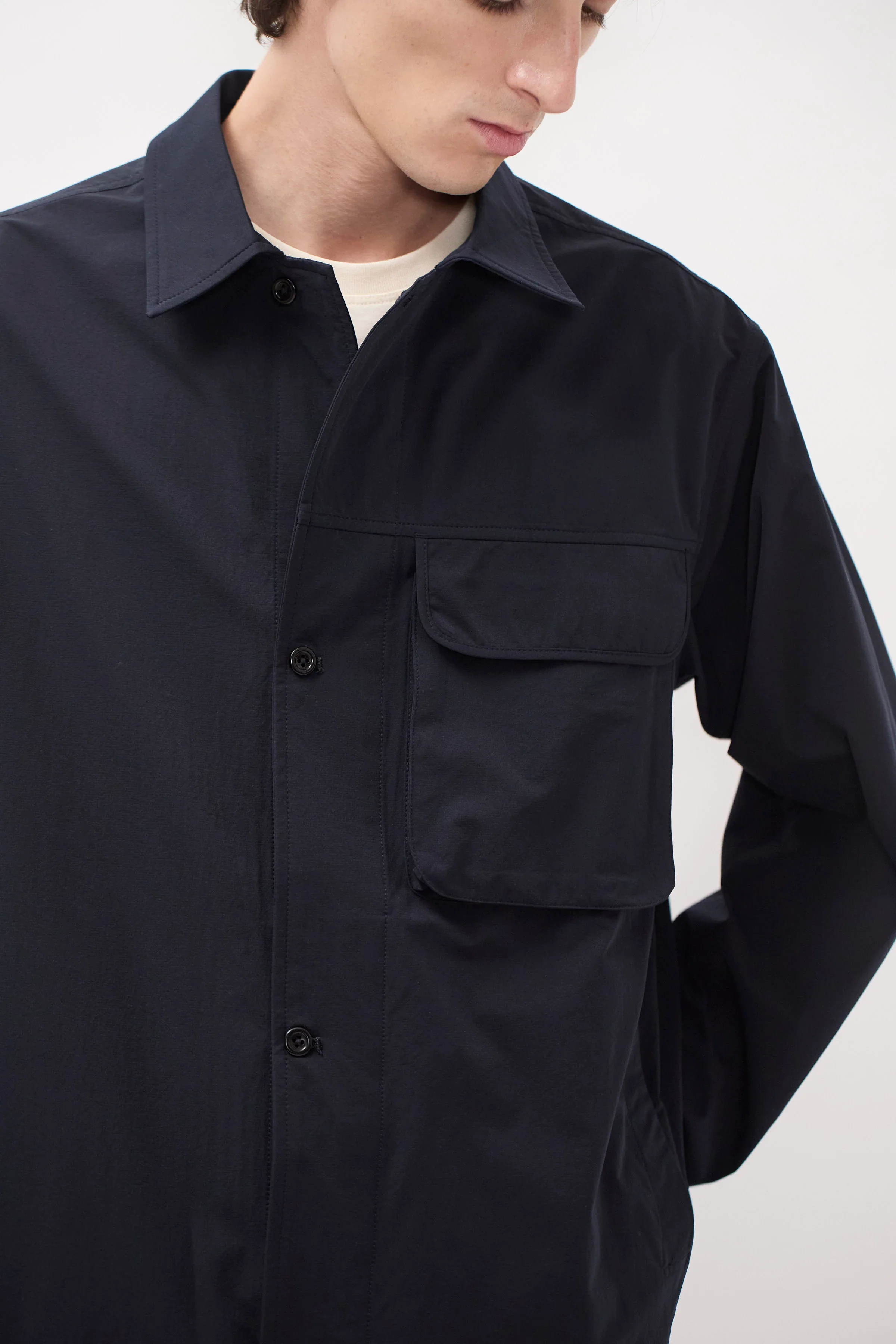 Mols Commuter Overshirt Dark Navy - Image 3
