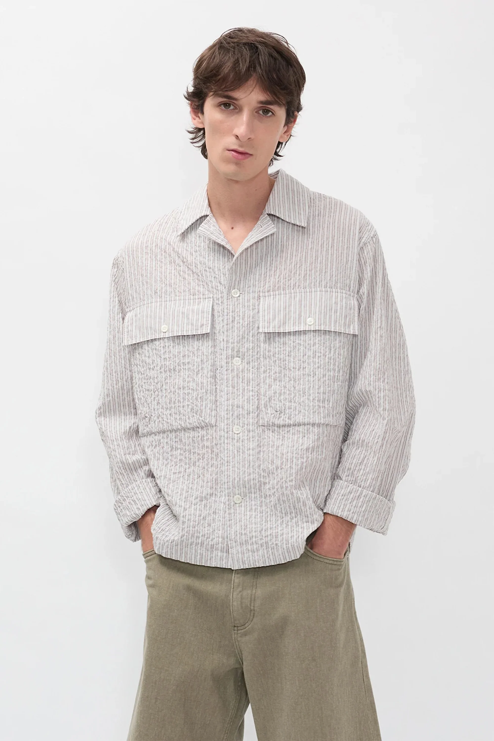 Mols Hunting Stripe Shirt Multi Color Stripe - Image 2