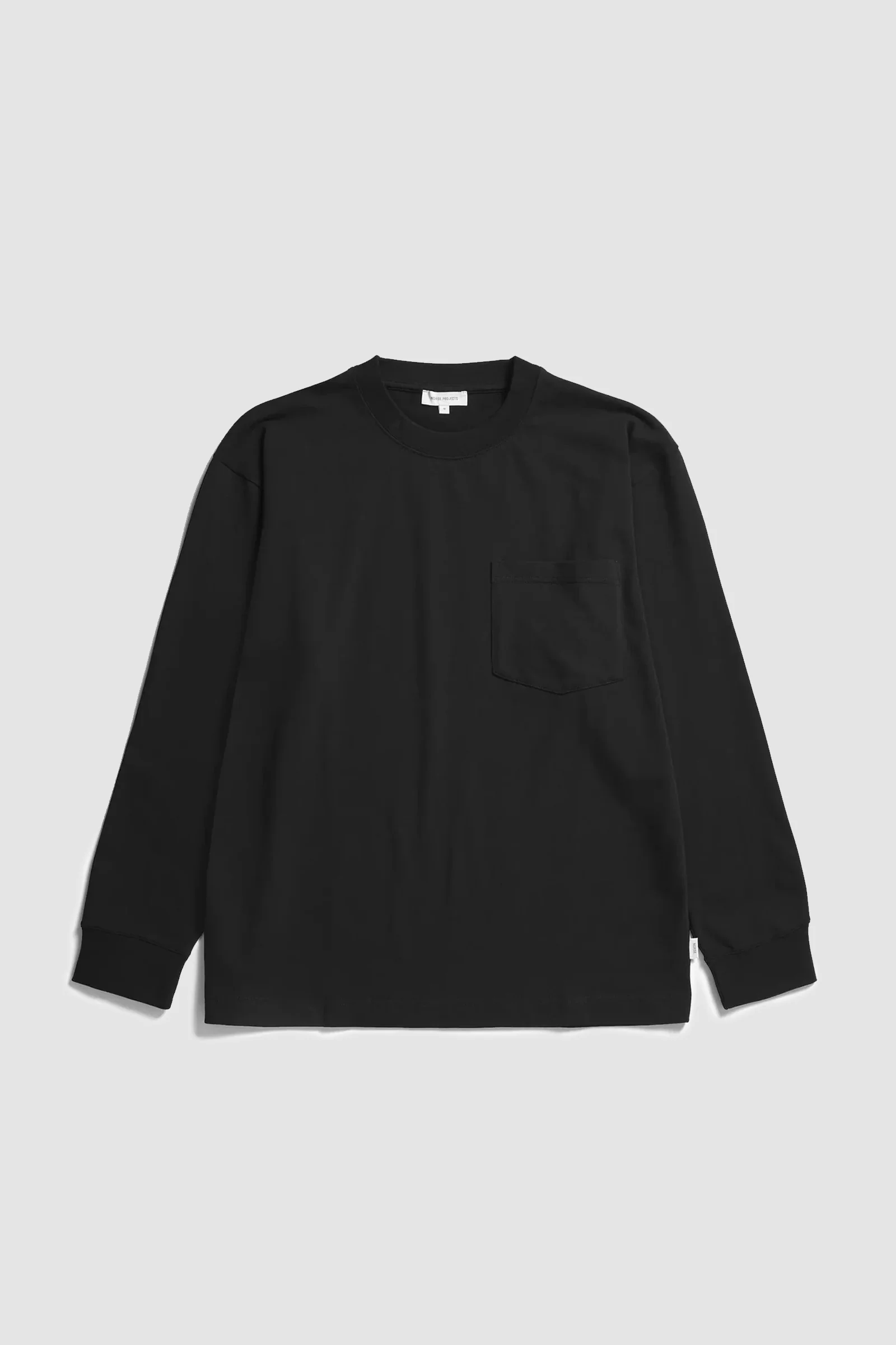 Norse Standard Heavy Loose LS T-Shirt Black - Image 3