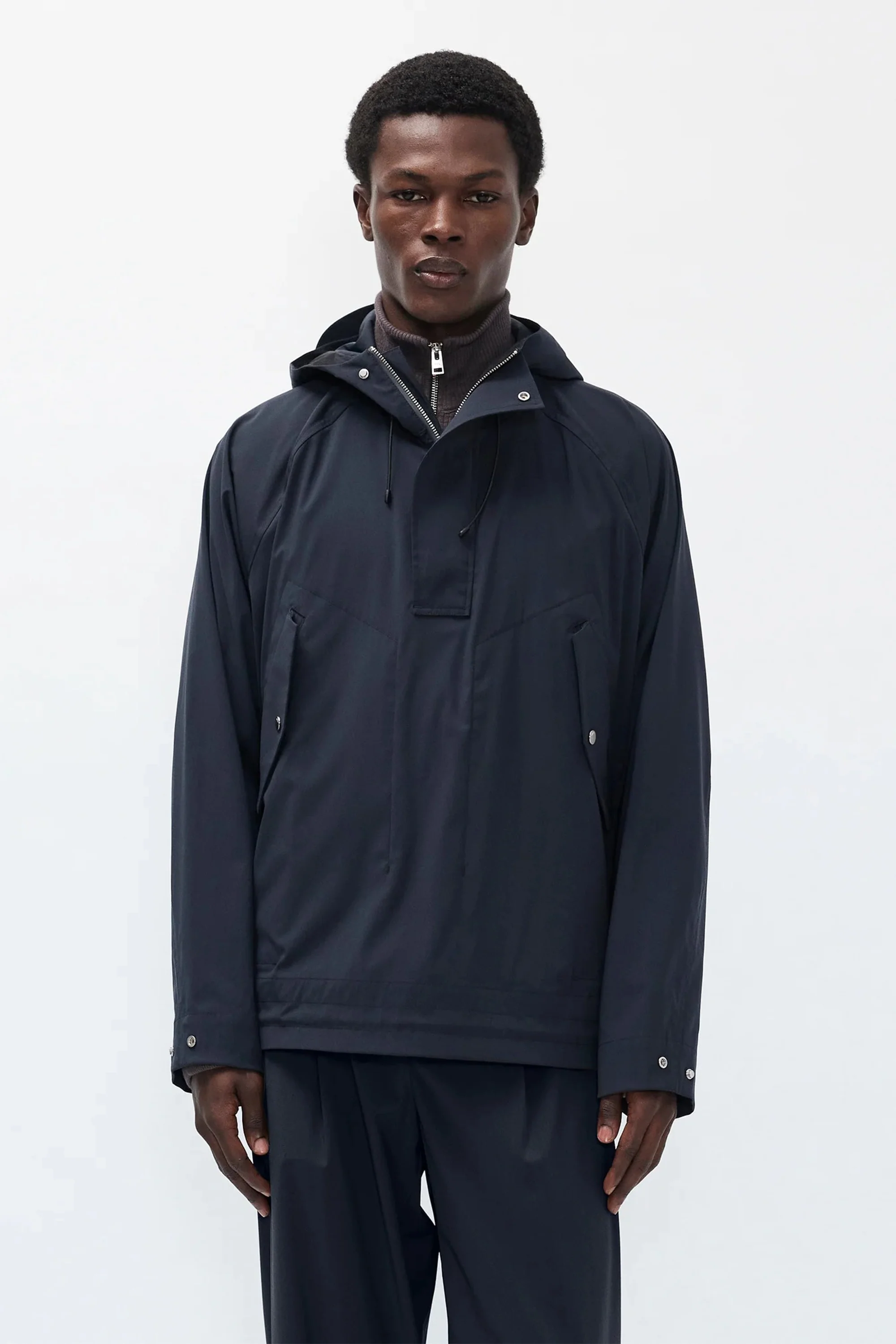 Romsdalen Alpinix 37.5 Wool Smock Dark Navy - Image 2