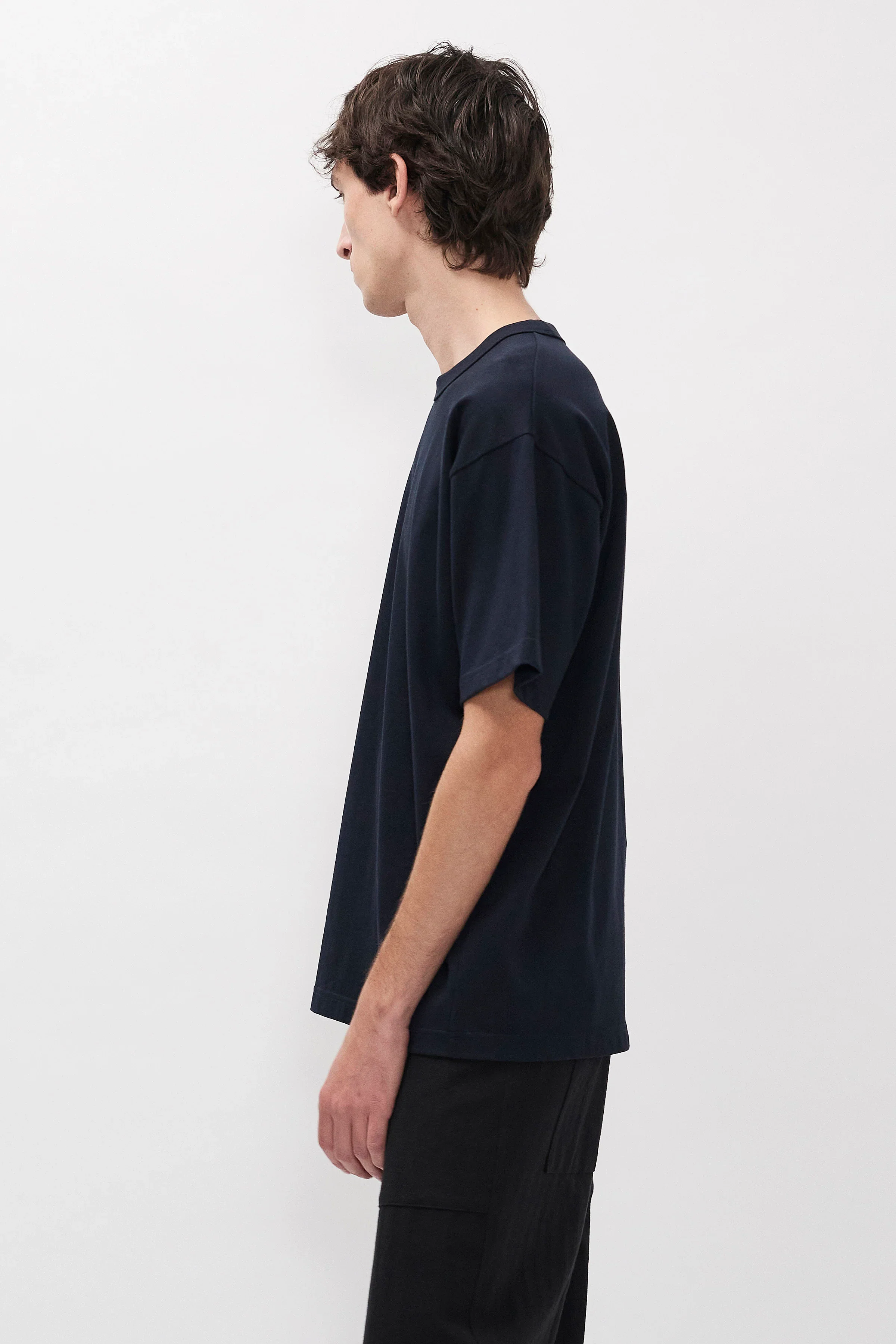 Snekkersten Organic Arch Print T-Shirt Dark Navy - Image 3