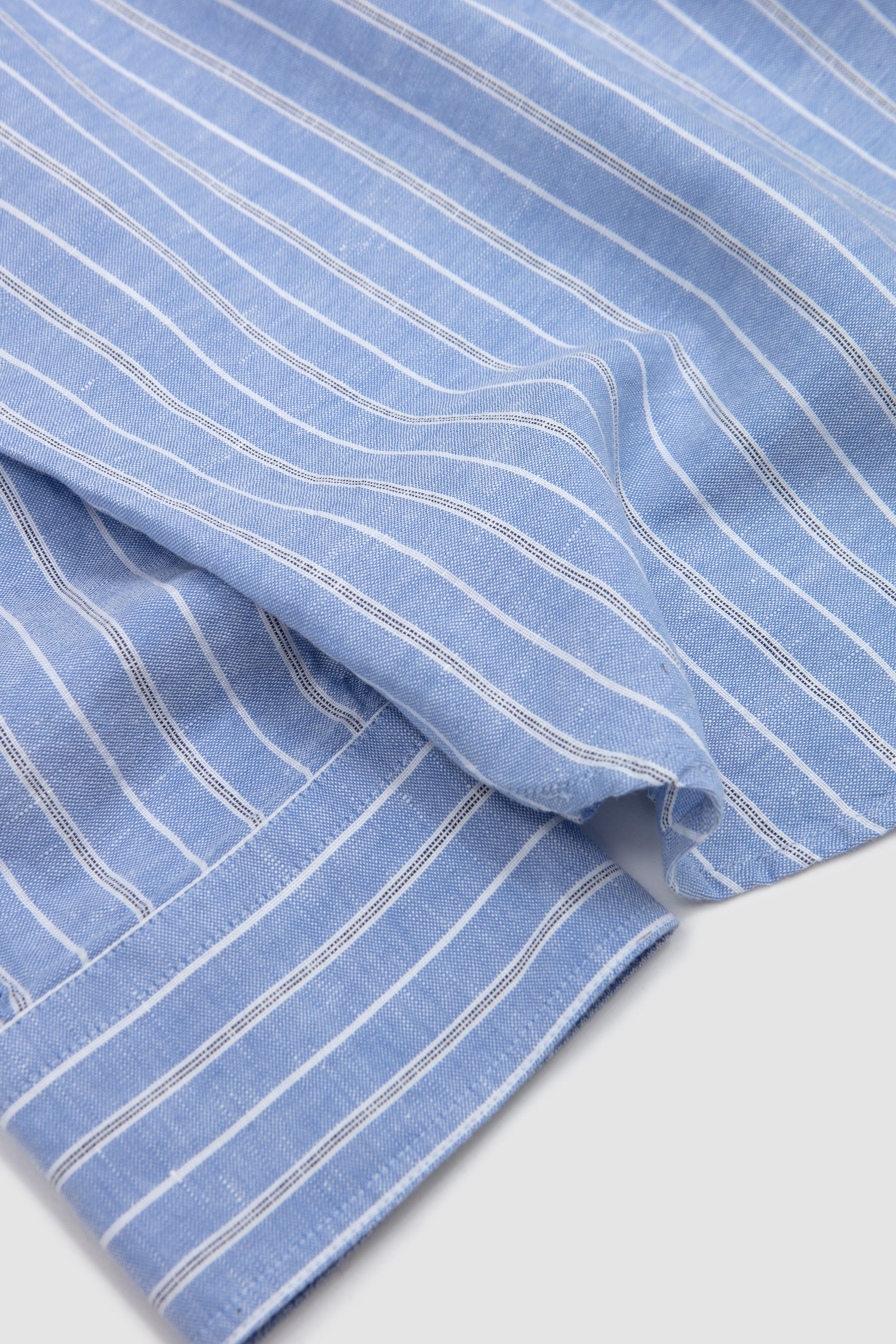 Auguste Stripe Shirt Blue/ White - Image 4