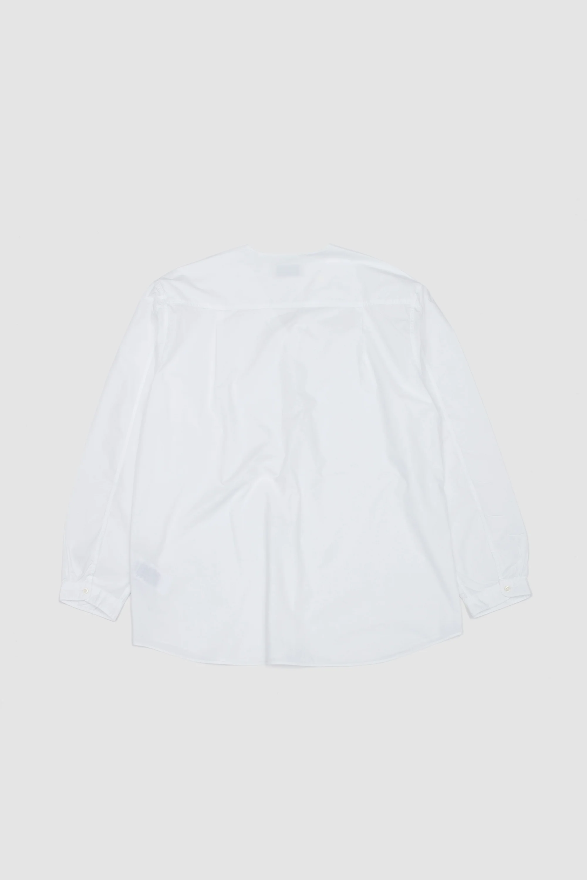 Edson Poplin Shirt White - Image 5
