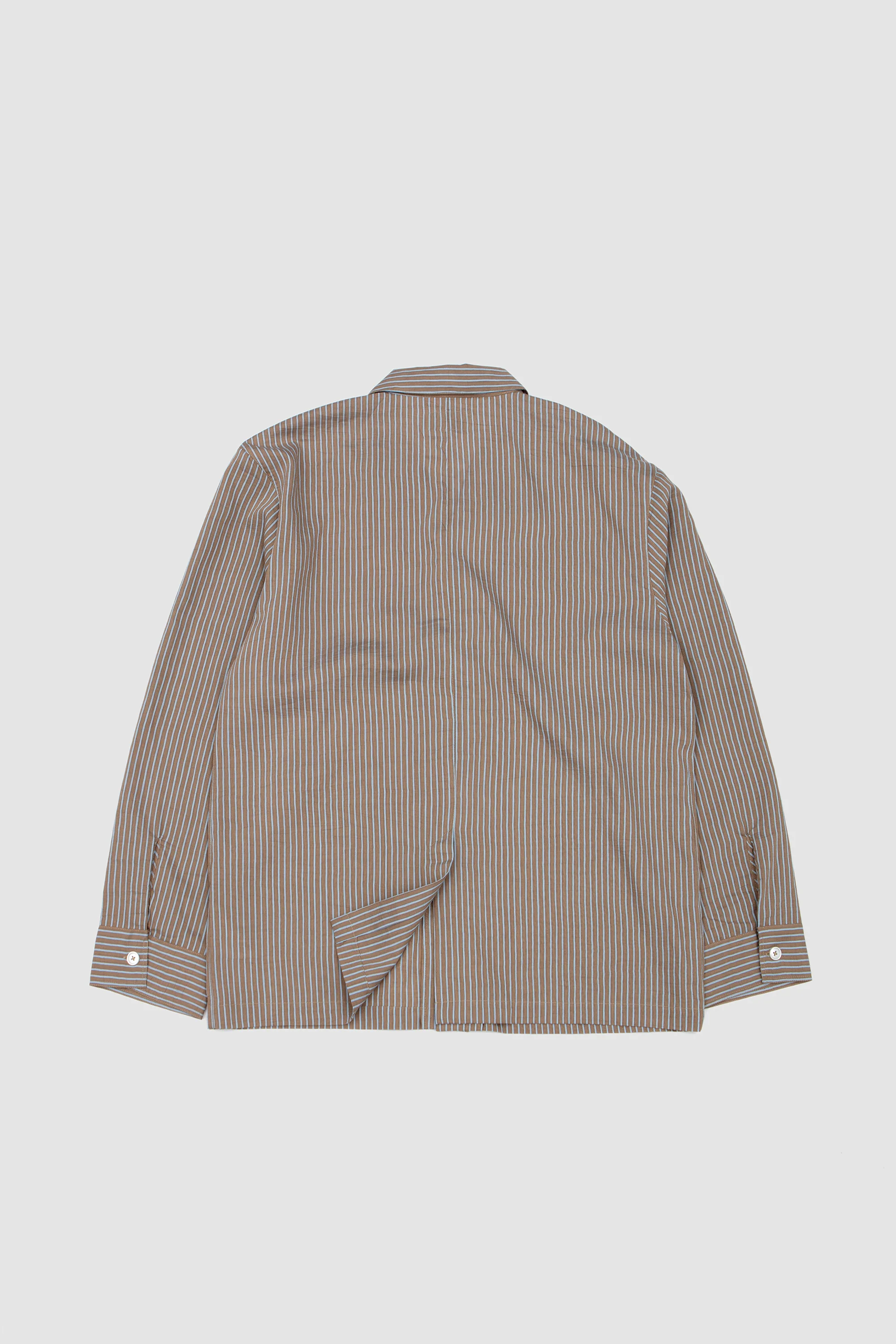 Sheldon Wrinkle Stripe Jacket Ginger/ Dream Blue - Image 5