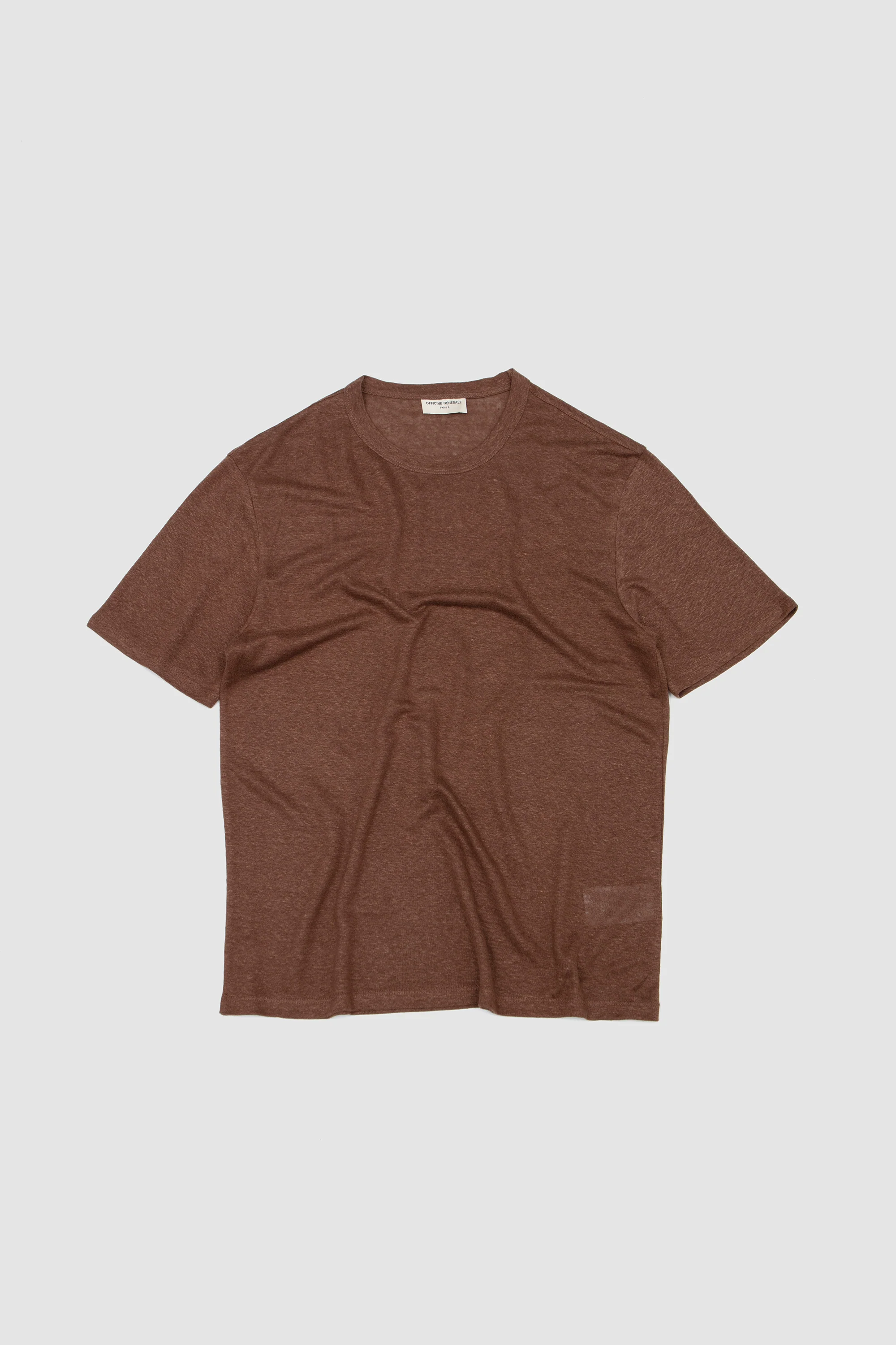 SS Tee Garment Dye Linen Coco - Image 2