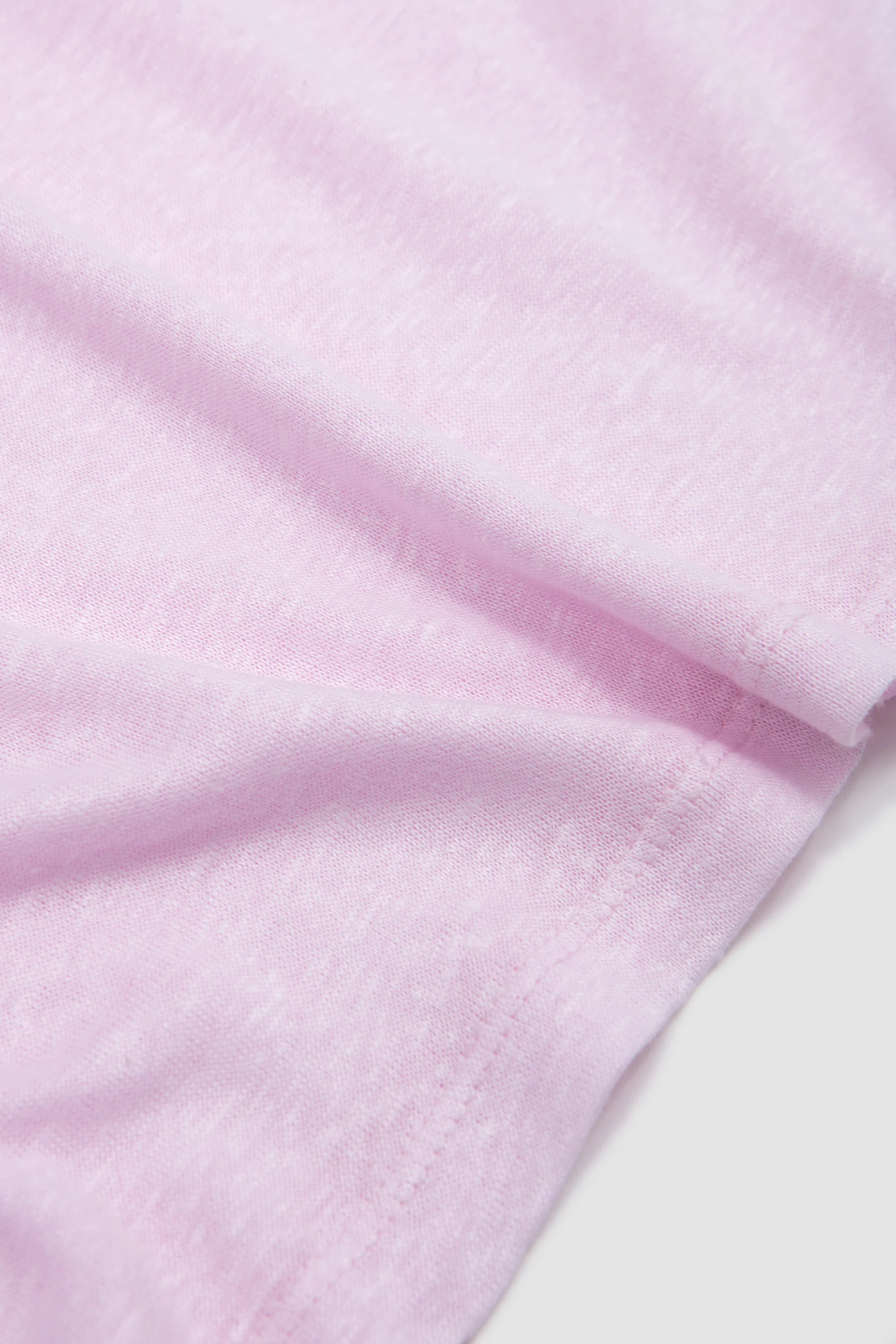 SS Tee Garment Dye Linen Pink Pastel - Image 4