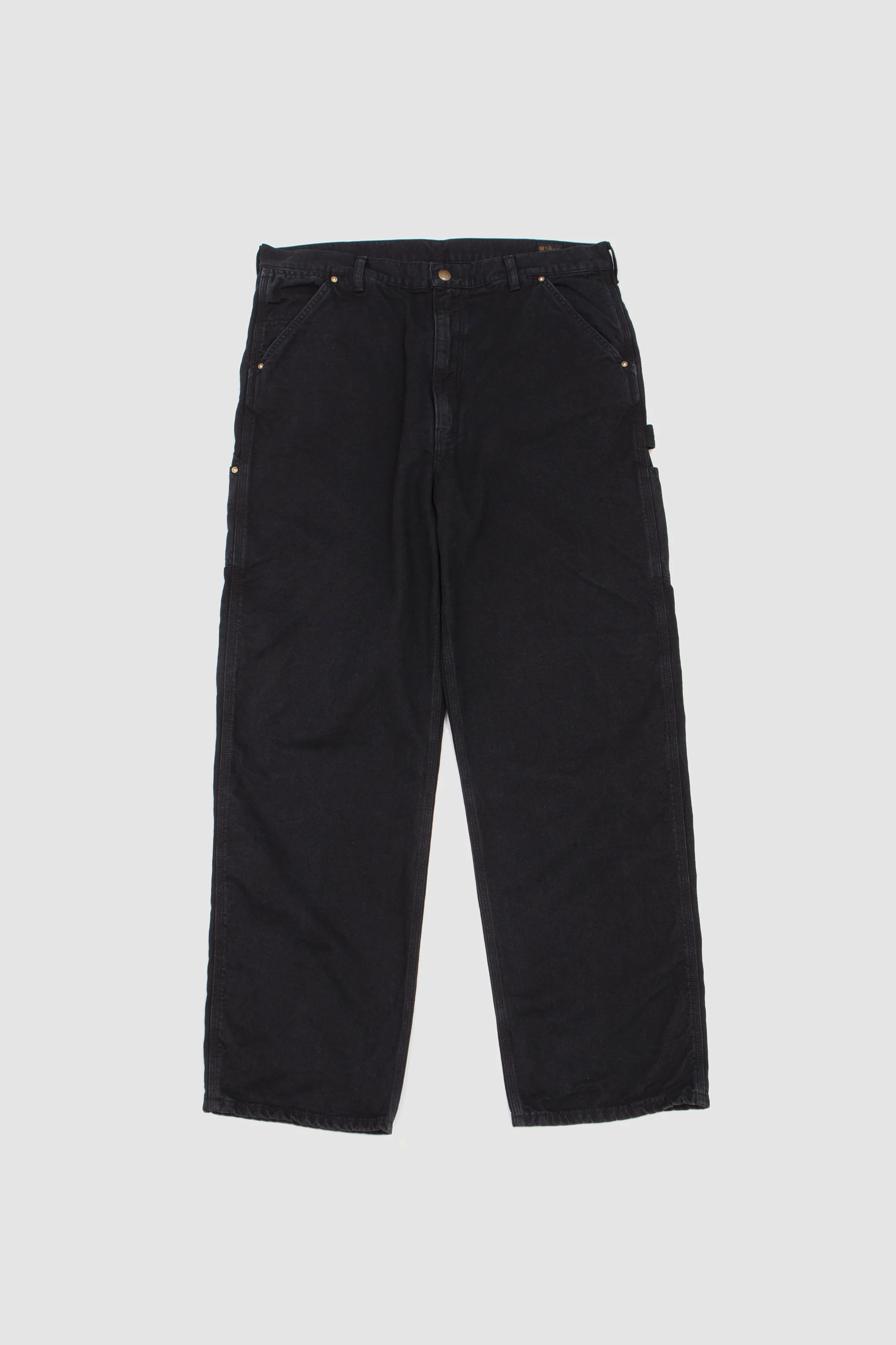 Dad's Fit Oxford Painter Pants Black