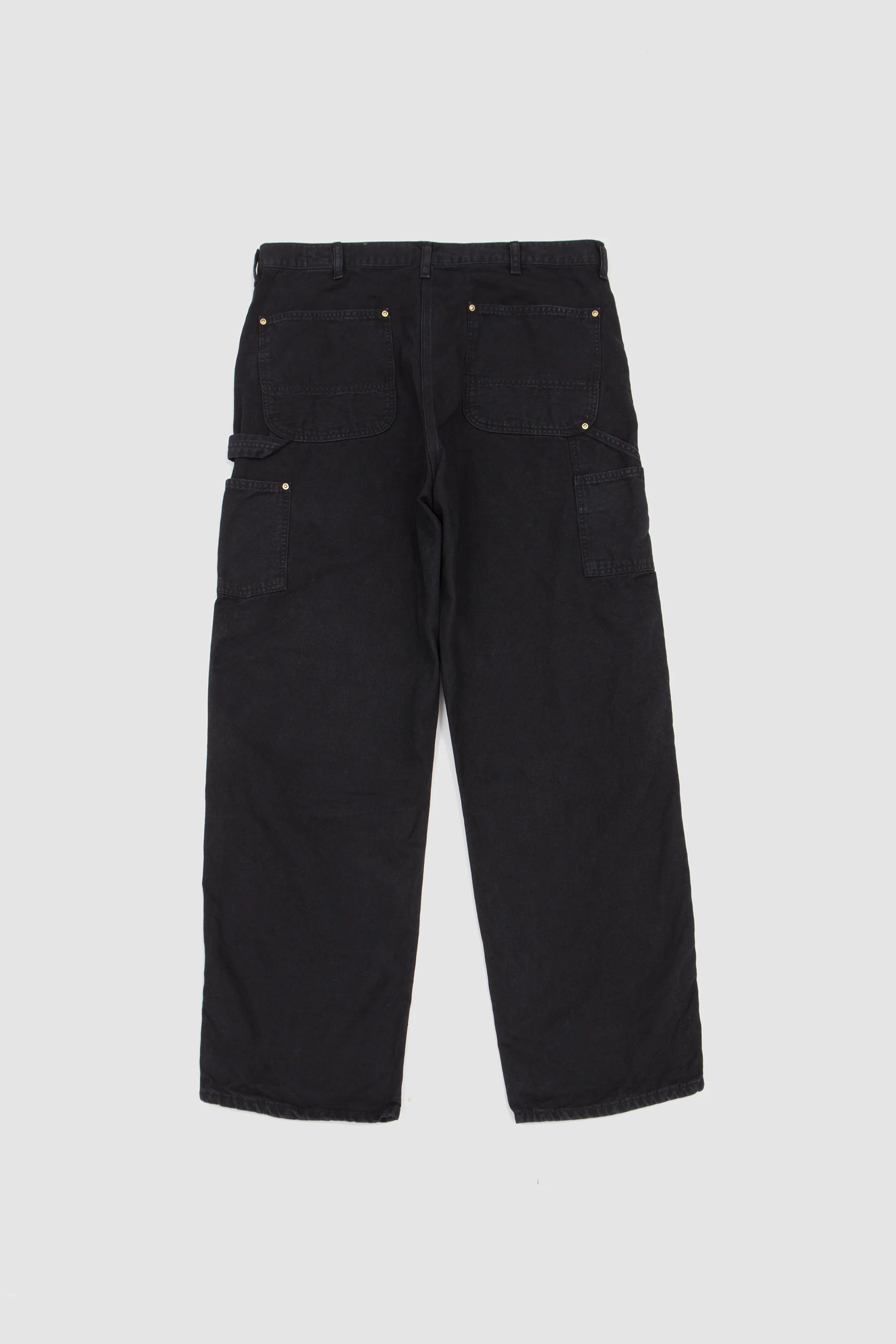 Dad's Fit Oxford Painter Pants Black - Image 5