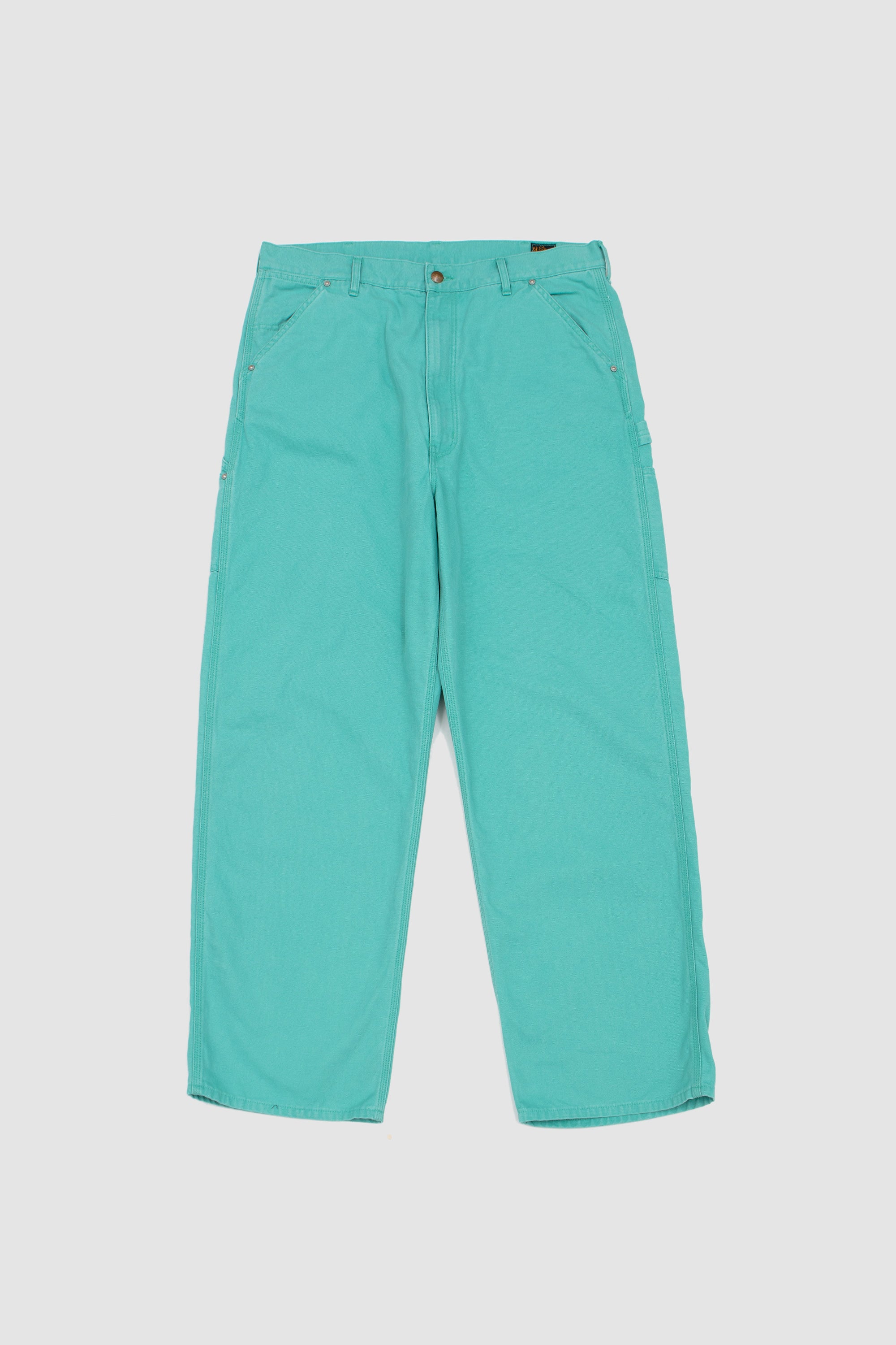 Dad's Fit Oxford Painter Pants Turquoise - Image 2