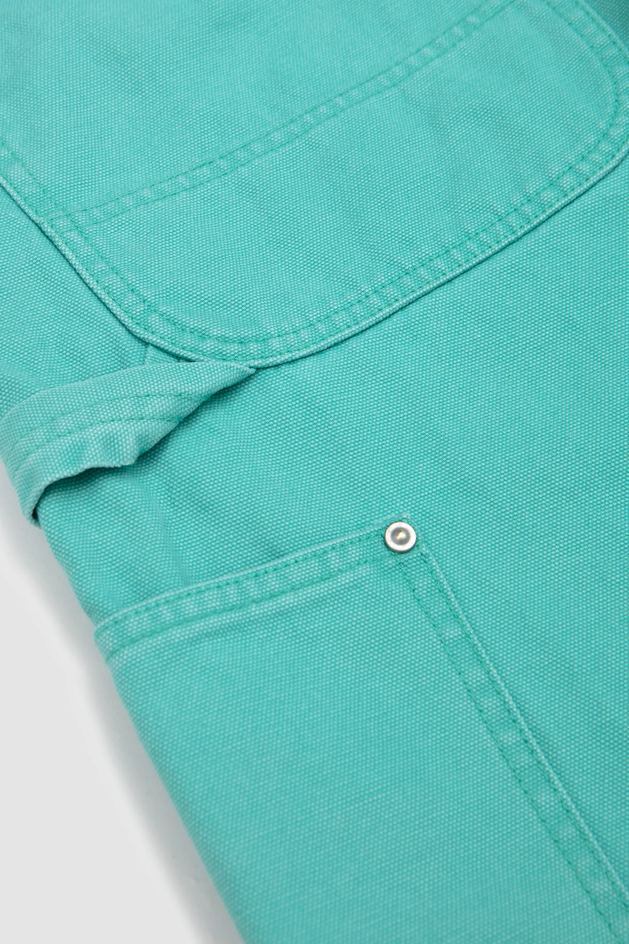 Dad's Fit Oxford Painter Pants Turquoise - Image 4